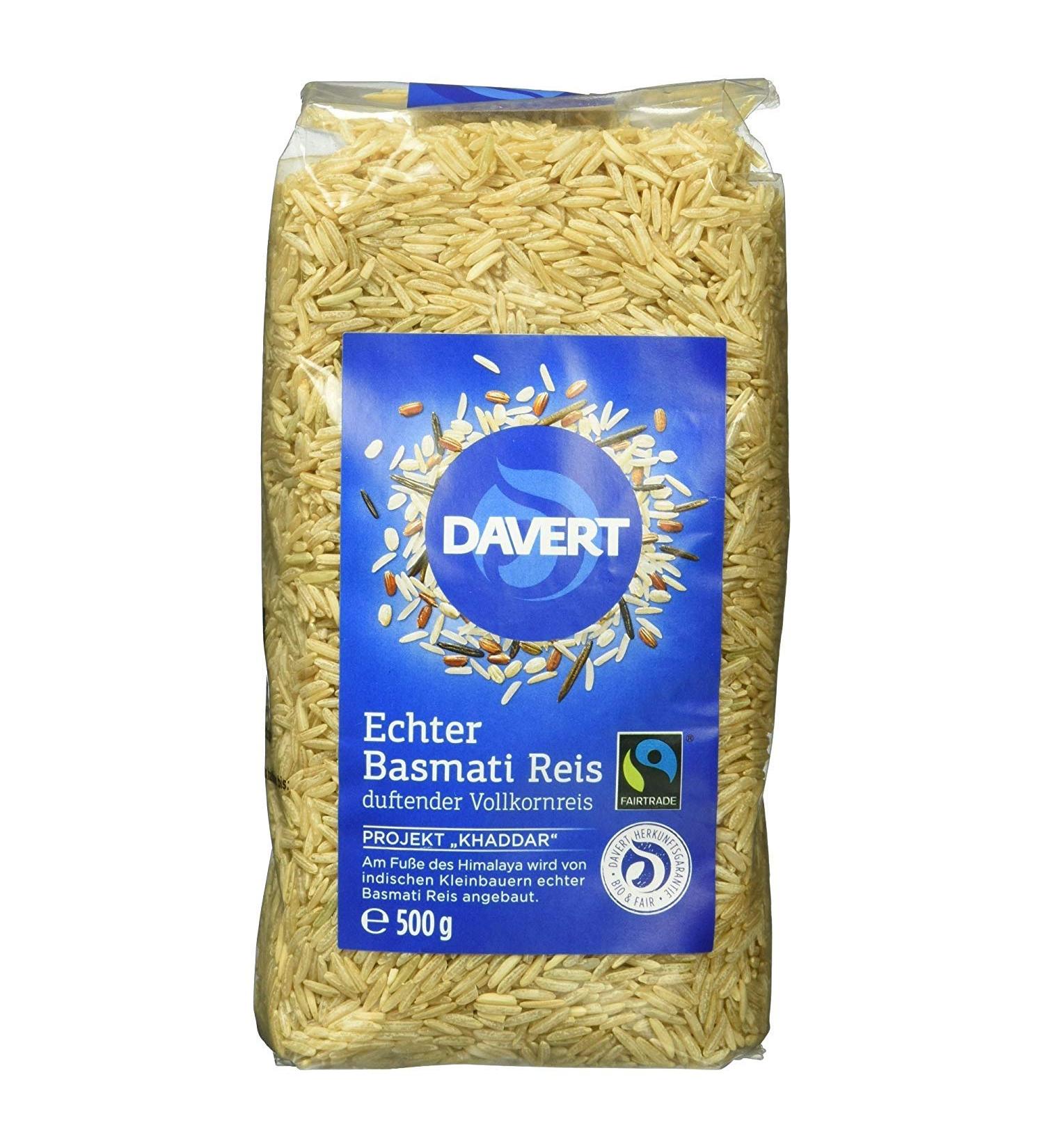 Davert Davert Real basmati rice brown 500g