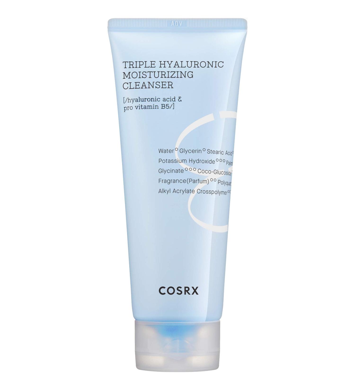 Cosrx Hydrium Triple Hyaluronic Moisture Cleanser 5.07 fl oz - Hydrating Facial Cleanser - Buy Online on GoSupps.com