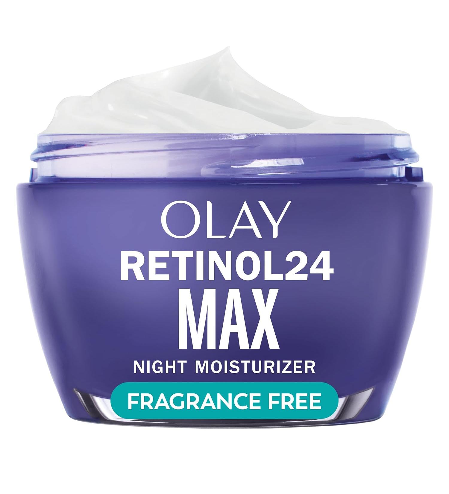 Olay Regenerist Retinol 24 Max Night Cream & Travel Whip Moisturizer Bundle - 1.7 Oz - Buy Online on GoSupps.com