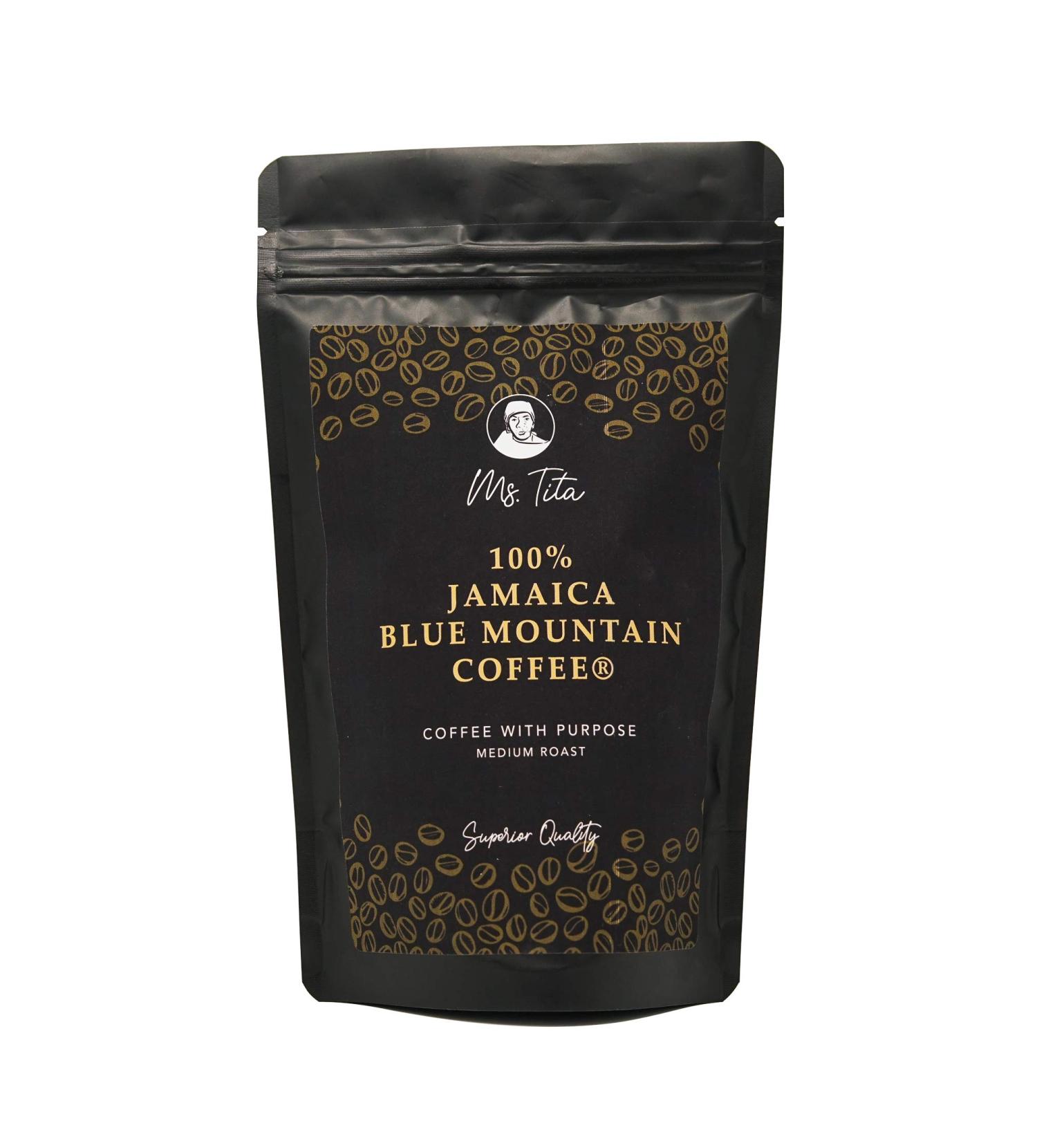 Koffie 100 Pure Jamaica Blue Mountain Coffee Ms Tita Hele Bean 57g