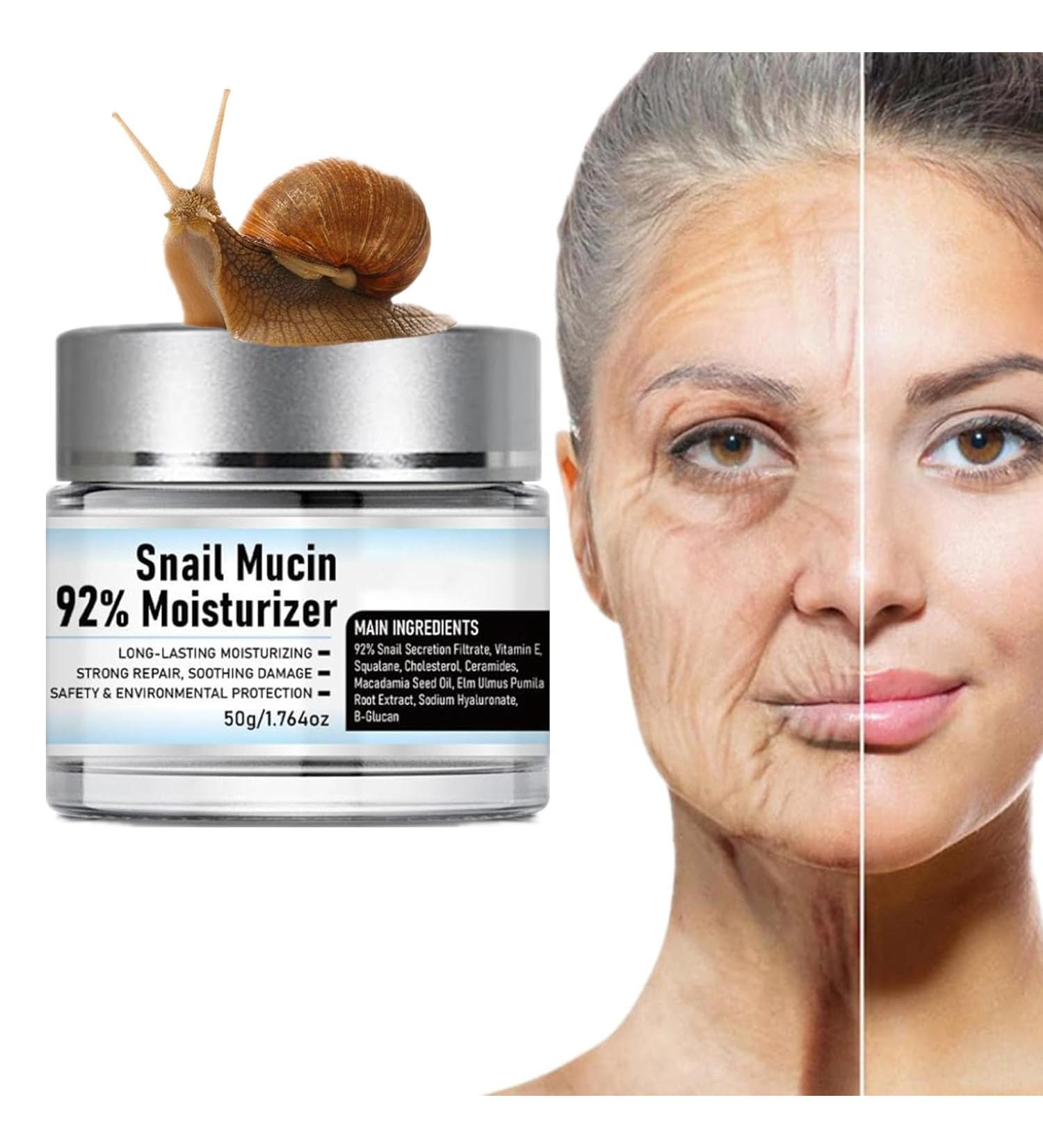 Snail Mucin 92% Moisturizer Gel Cream | Daily Face Repair & Hydration | Baba de Caracol Original - Shop Internationally - Buy Online on GoSupps.com