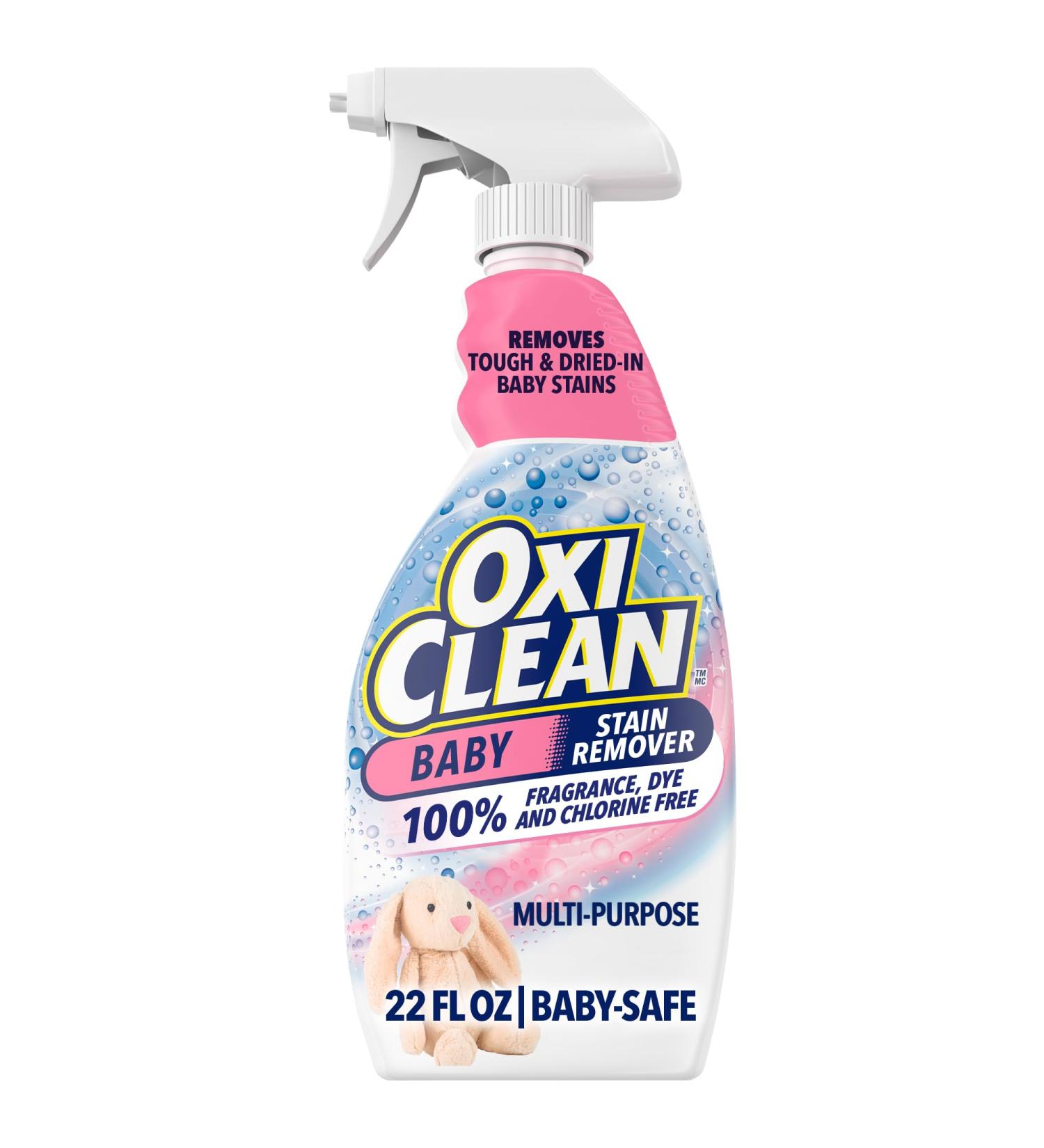 OxiClean Multi-Purpose Baby Stain Remover Spray Gentle Formula Fragrance-Free 651 mL - Buy Online on GoSupps.com