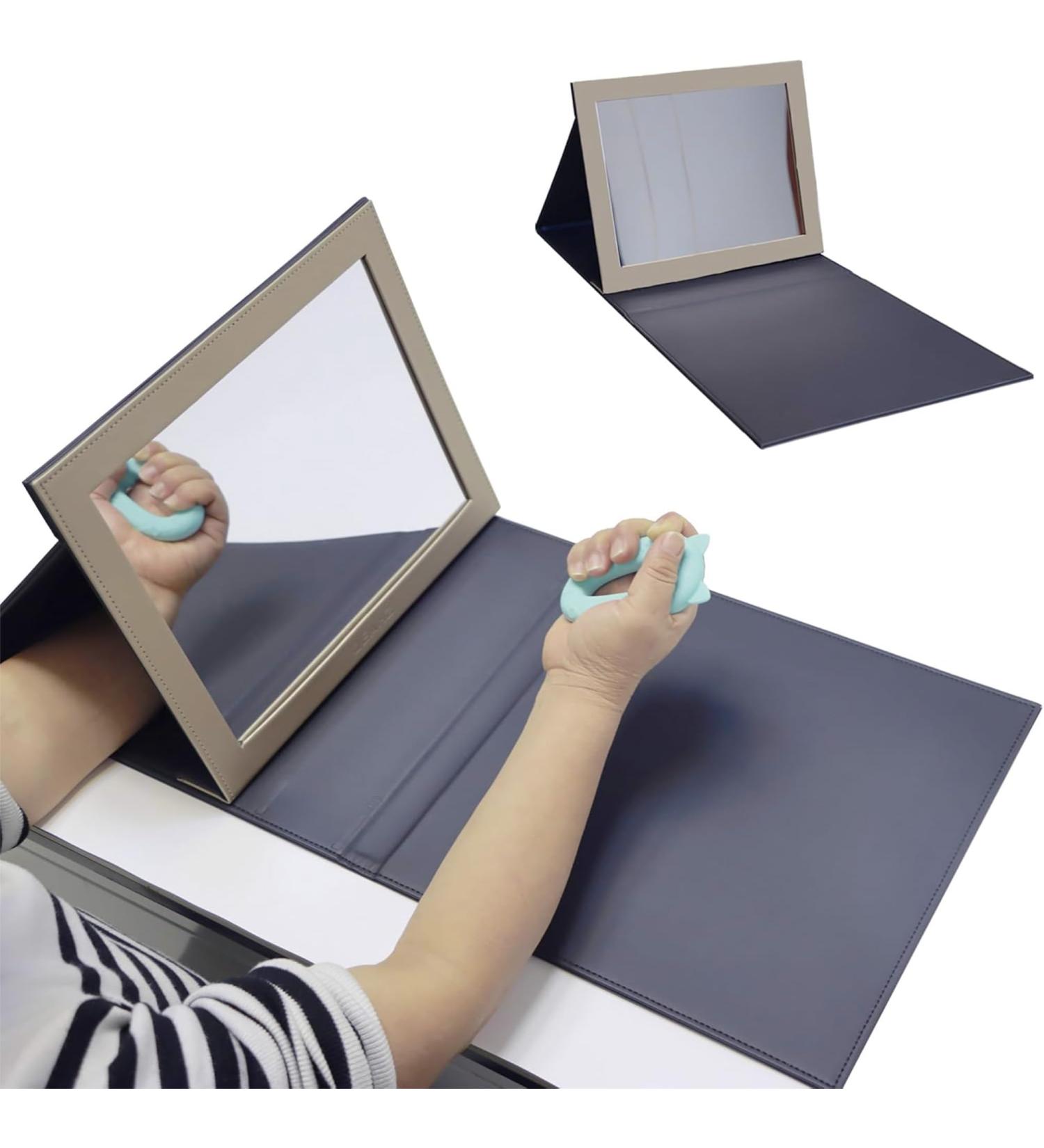 Mirror Therapy Box for Hand Stroke Rehabilitation - Lightweight Adjustable & Effective for Phantom Limb Pain Relief - Buy Online on GoSupps.com