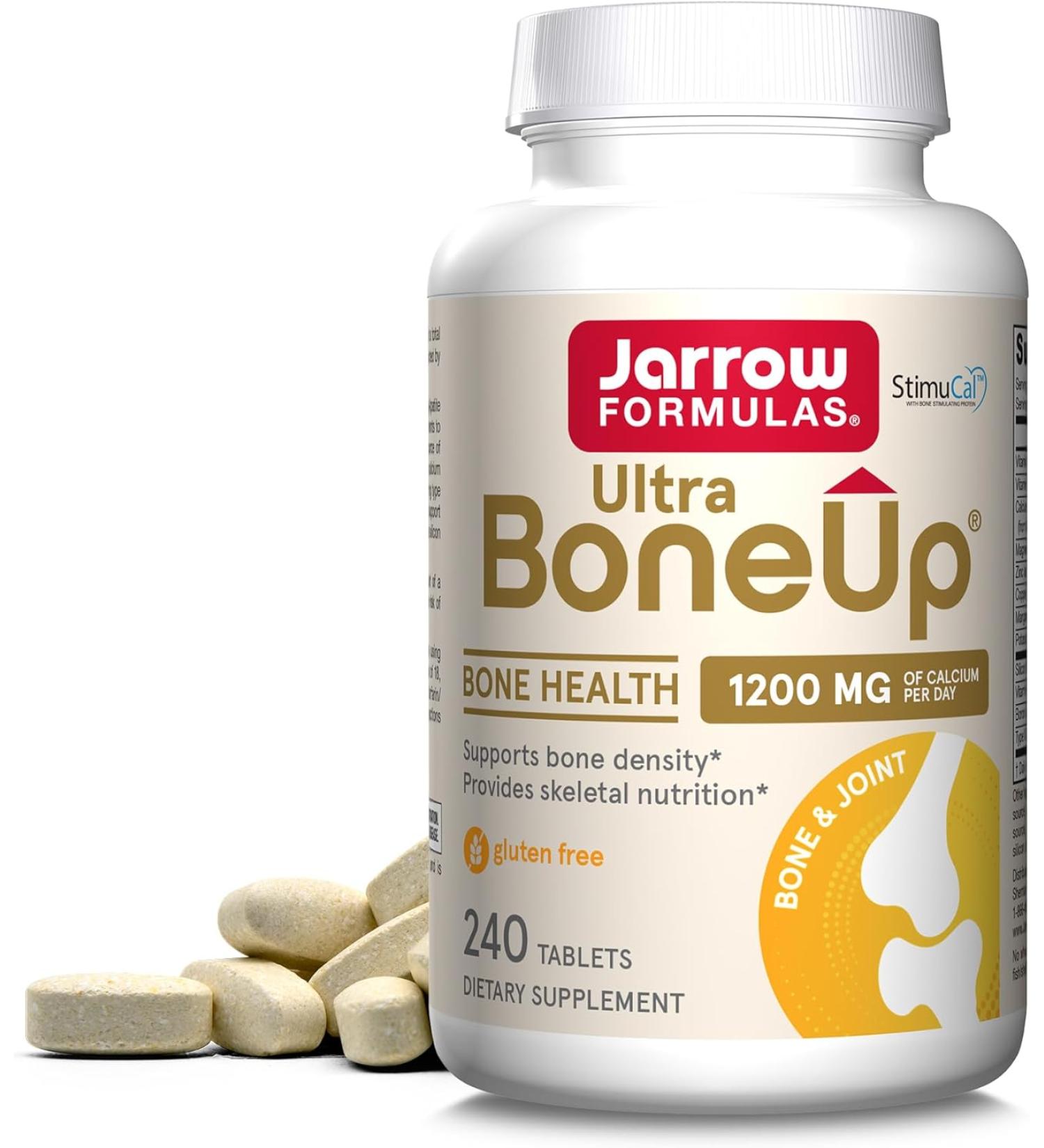 Jarrow Formulas Ultra Bone-Up Multinutrient Bone Health Supplement - 240 Count - Buy Online on GoSupps.com