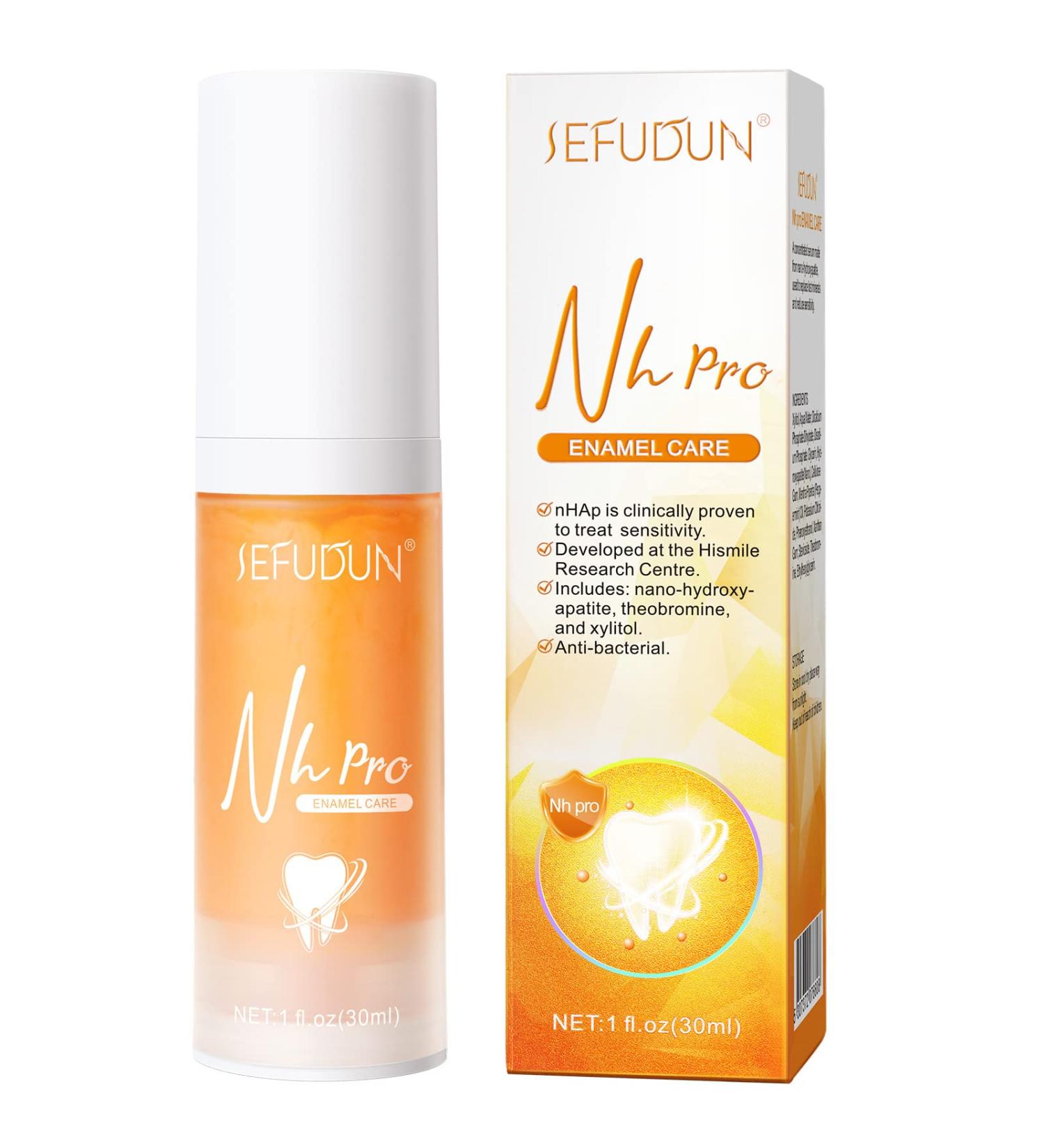  Hikaka Whitening Toothpaste V34 Color Correction Toothpaste Whitening Toothpaste Stain Removal 30 ml Improves Teeth Brightness and Reduces Yellowing (Orange) - Buy Online on GoSupps.com