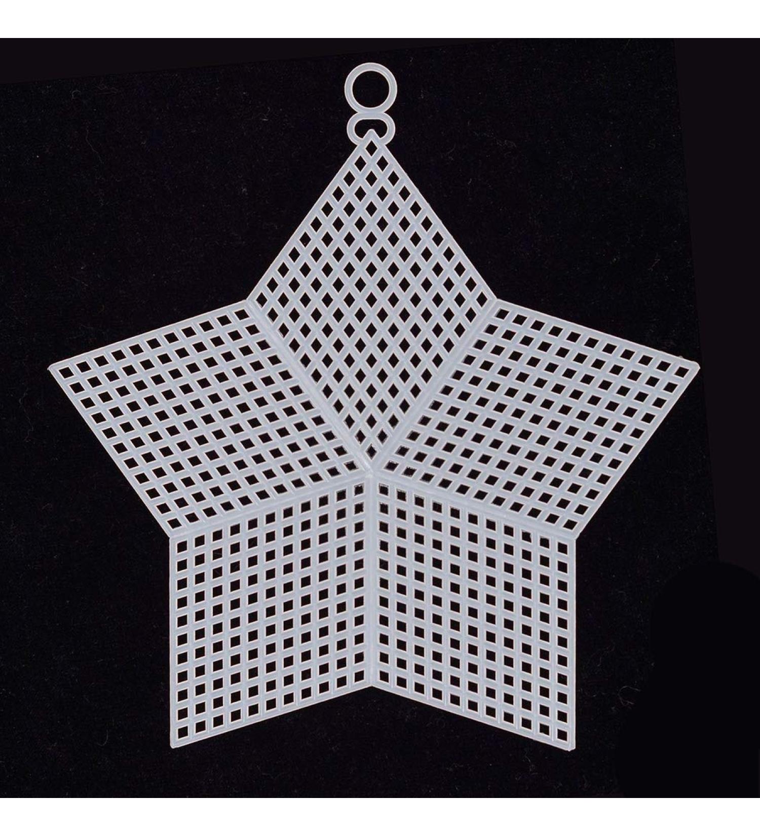Justdolife 12PCS Star Shape Needlepoint Canvas - DIY Plastic Blank Canvas for Needlework Craft - Buy Online on GoSupps.com