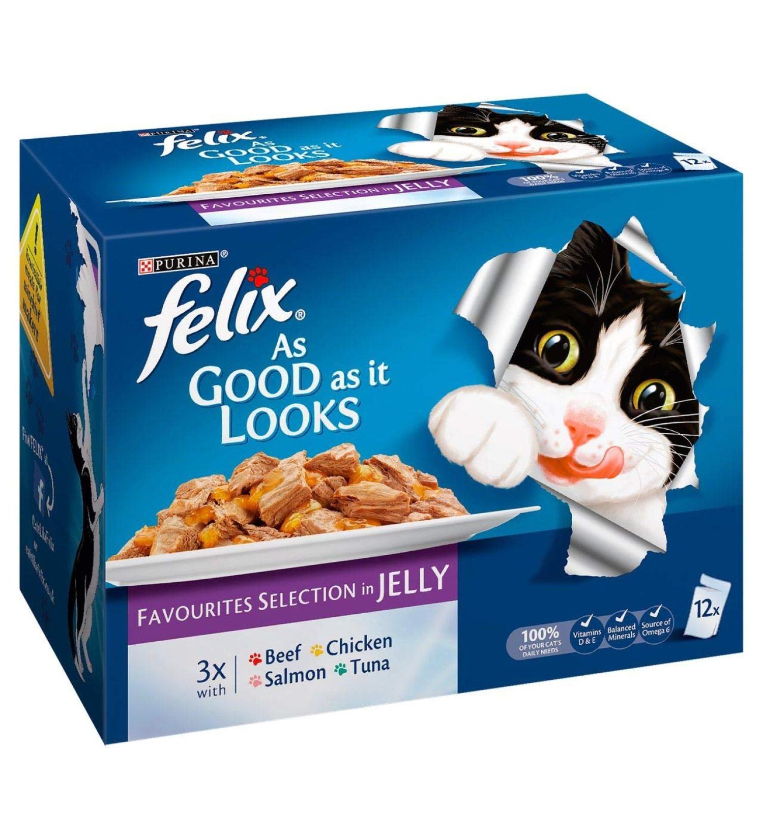 Felix Felix Selection of Jelly "As Good as it Looks" (12 x 100 g)