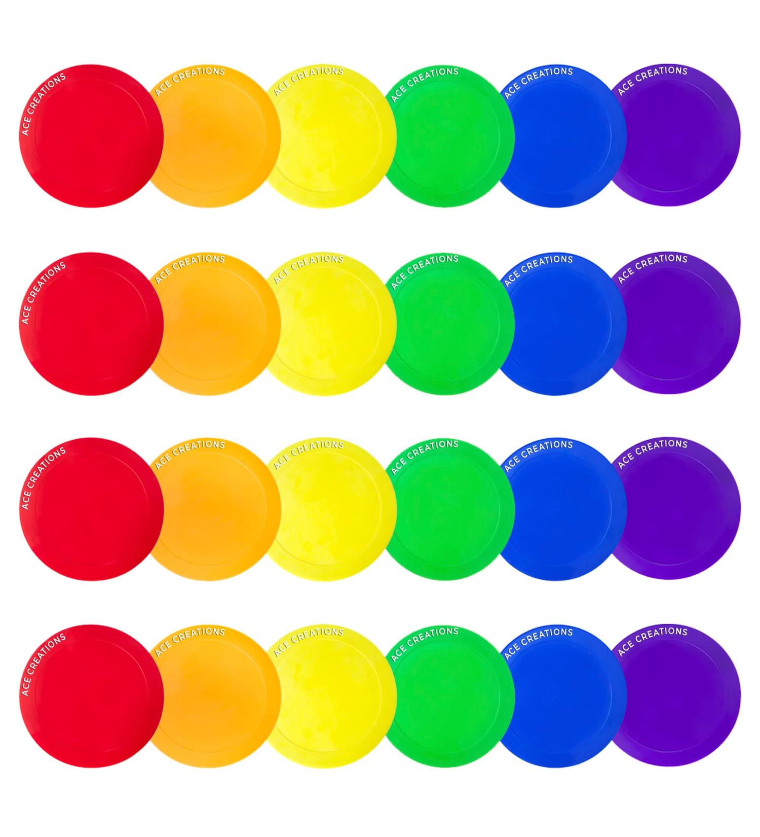 Ace Creations 9 Poly Vinyl Spot Markers Set of 36 - Versatile Sports Equipment - Buy Online on GoSupps.com