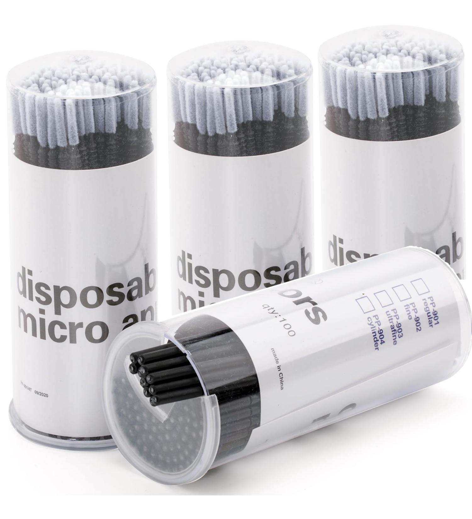 400 PCS Black G2PLUS Micro Applicator Brushes for Lash Lift & Eyelash Extensions Crafting - Buy Online on GoSupps.com