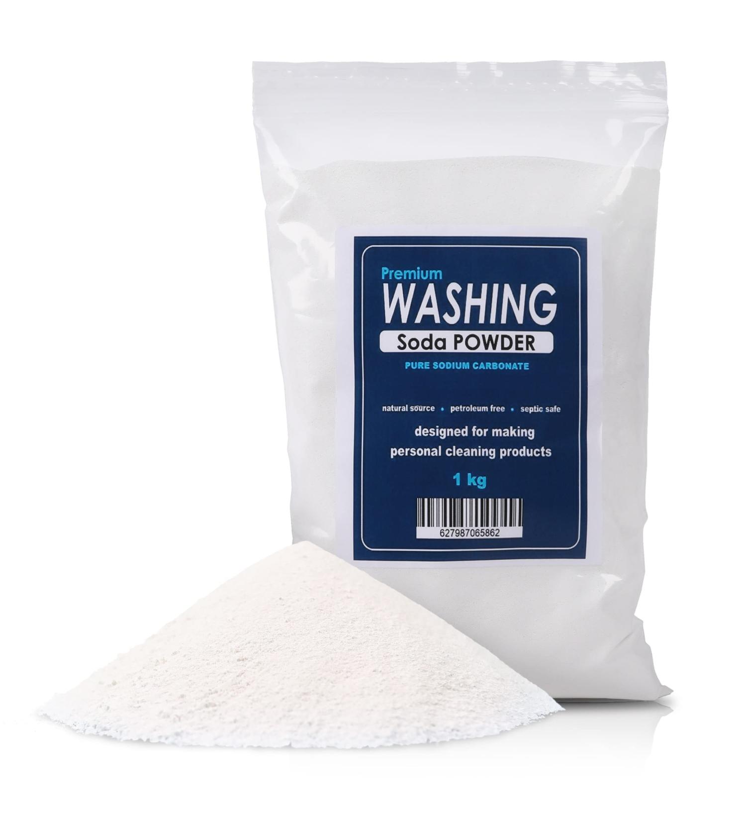 SBC Distributors Premium Washing Soda Powder - Multi-Purpose Sodium Carbonate Washing Soda for Laundry Septic-Safe Super Washing Soda For Laundry Tile and Grout Toilets Microwaves and Sinks - Buy Online on GoSupps.com