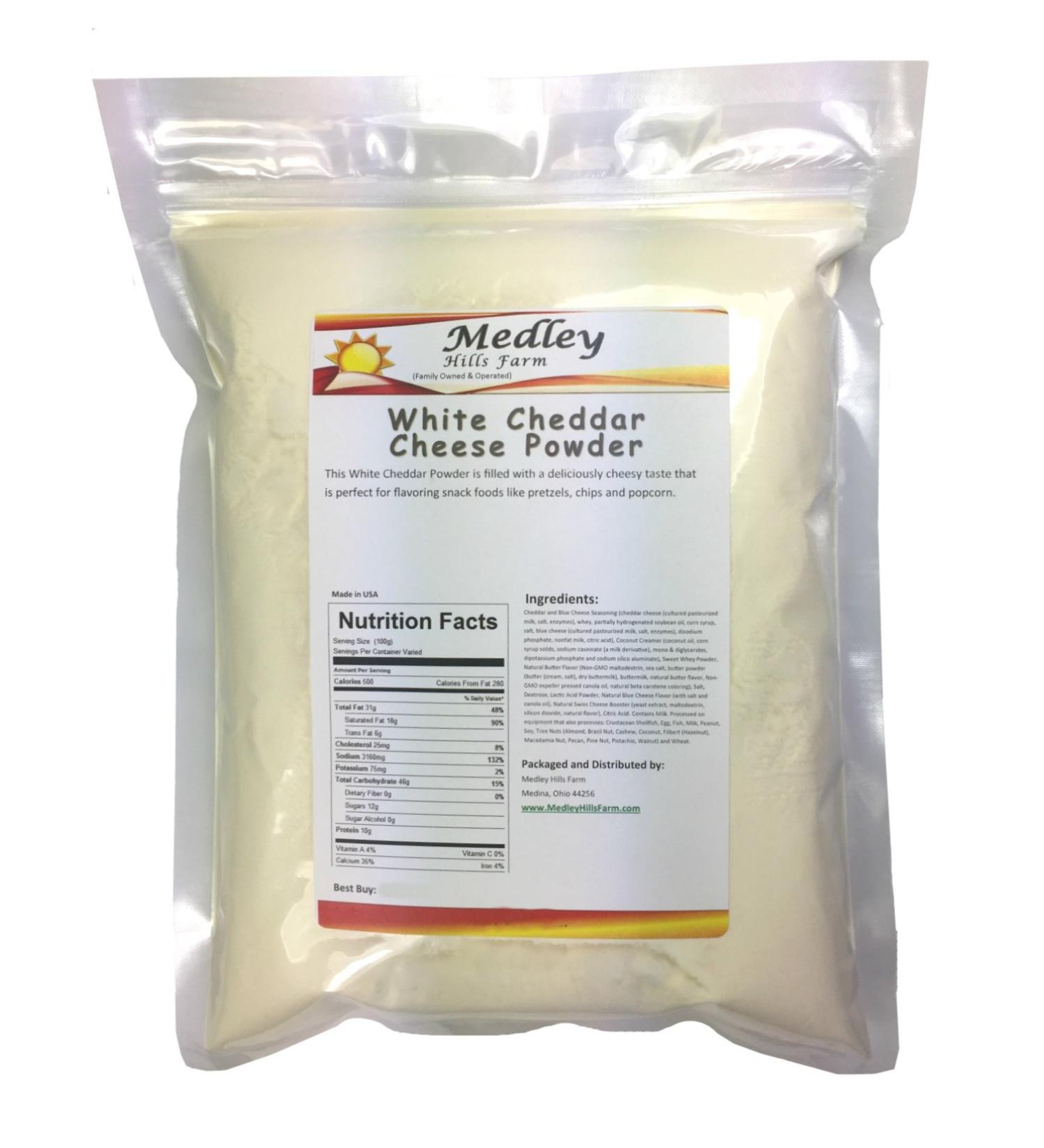 White Cheddar Cheese Powder 1.5 lbs - Premium Quality for Cooking & Snacking - Buy Online on GoSupps.com