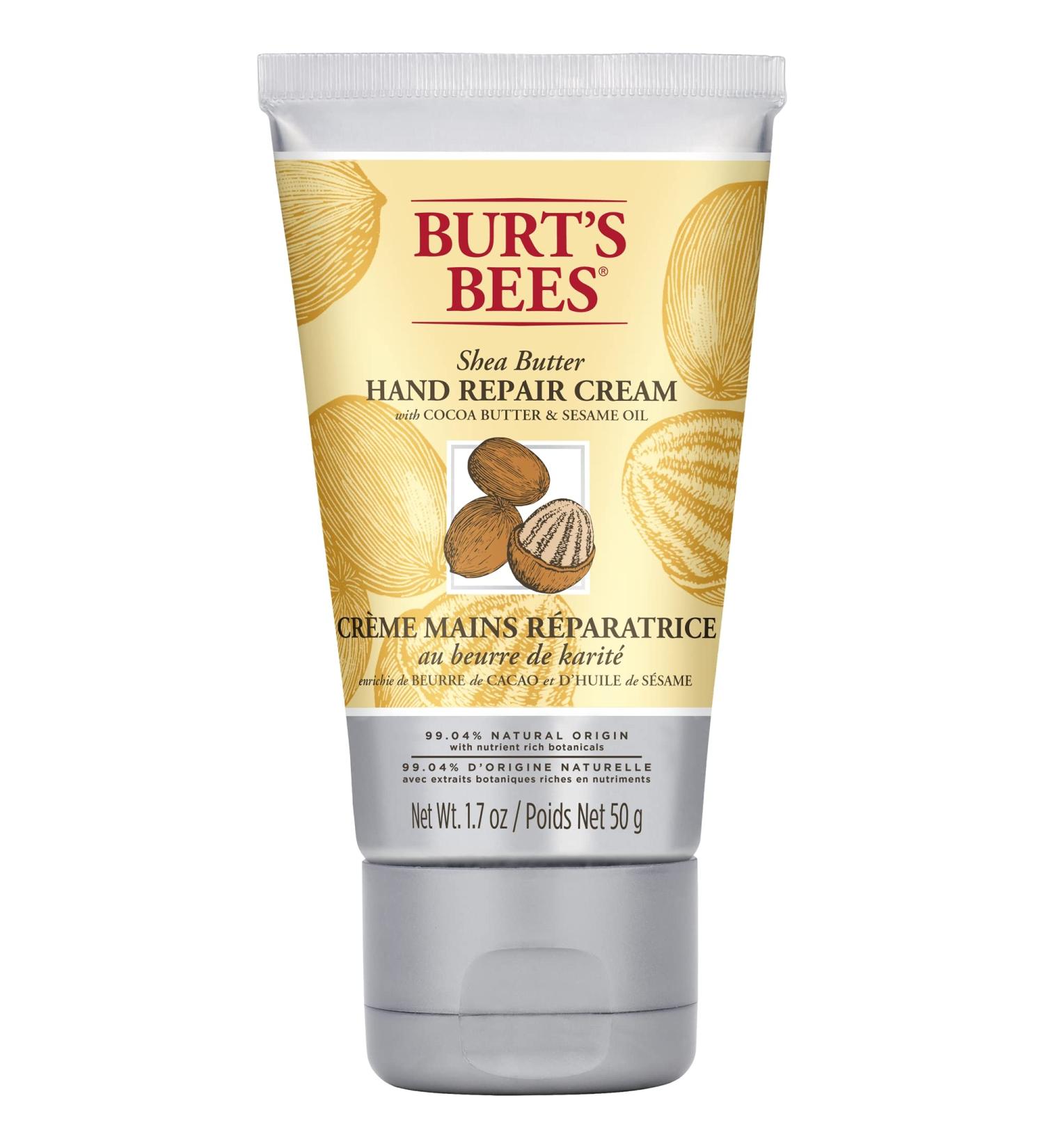 Burt's Bees Repair Hand Cream For Dry Hands With Shea Butter Fast Absorbing Moisturiser Cocoa Butter 50 g Pack of 1 - Buy Online on GoSupps.com