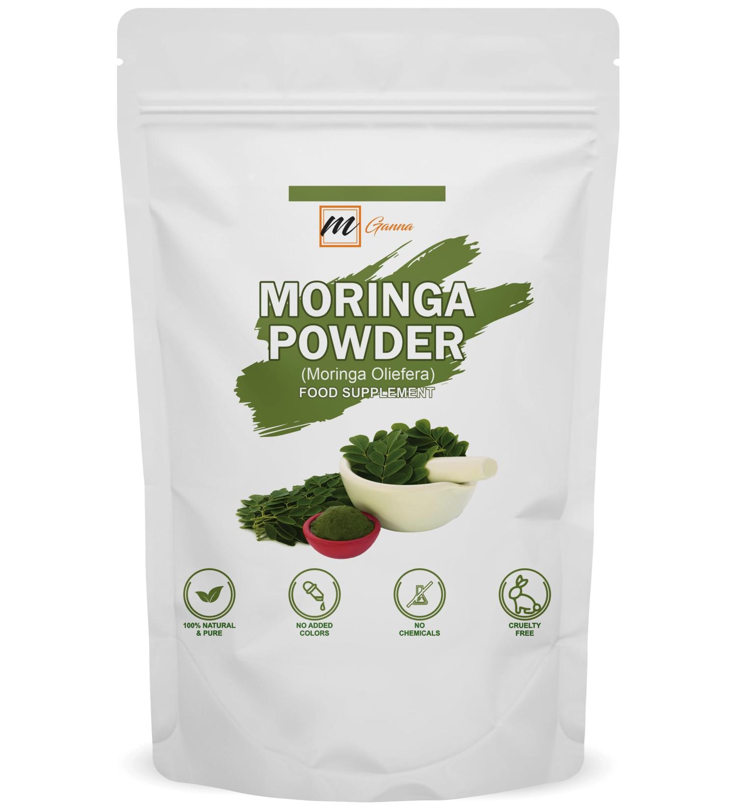Buy 100% Natural Moringa Oleifera - Health Skin & Hair Care | 227g (0.5 lbs) - International Shipping Available - Buy Online on GoSupps.com