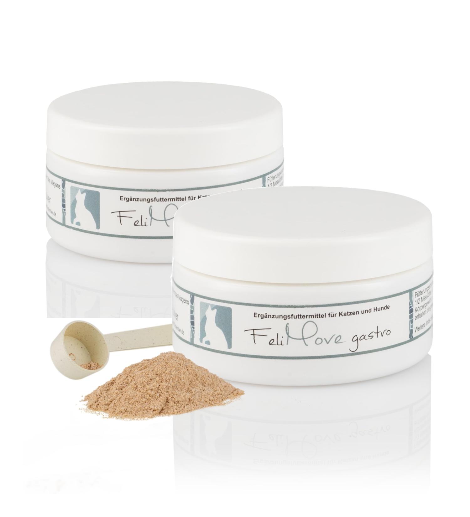 Felimove Gastro (double pack) 100 grams of powder innovative stomach protection for cats and dogs developed veterinarian and study -based