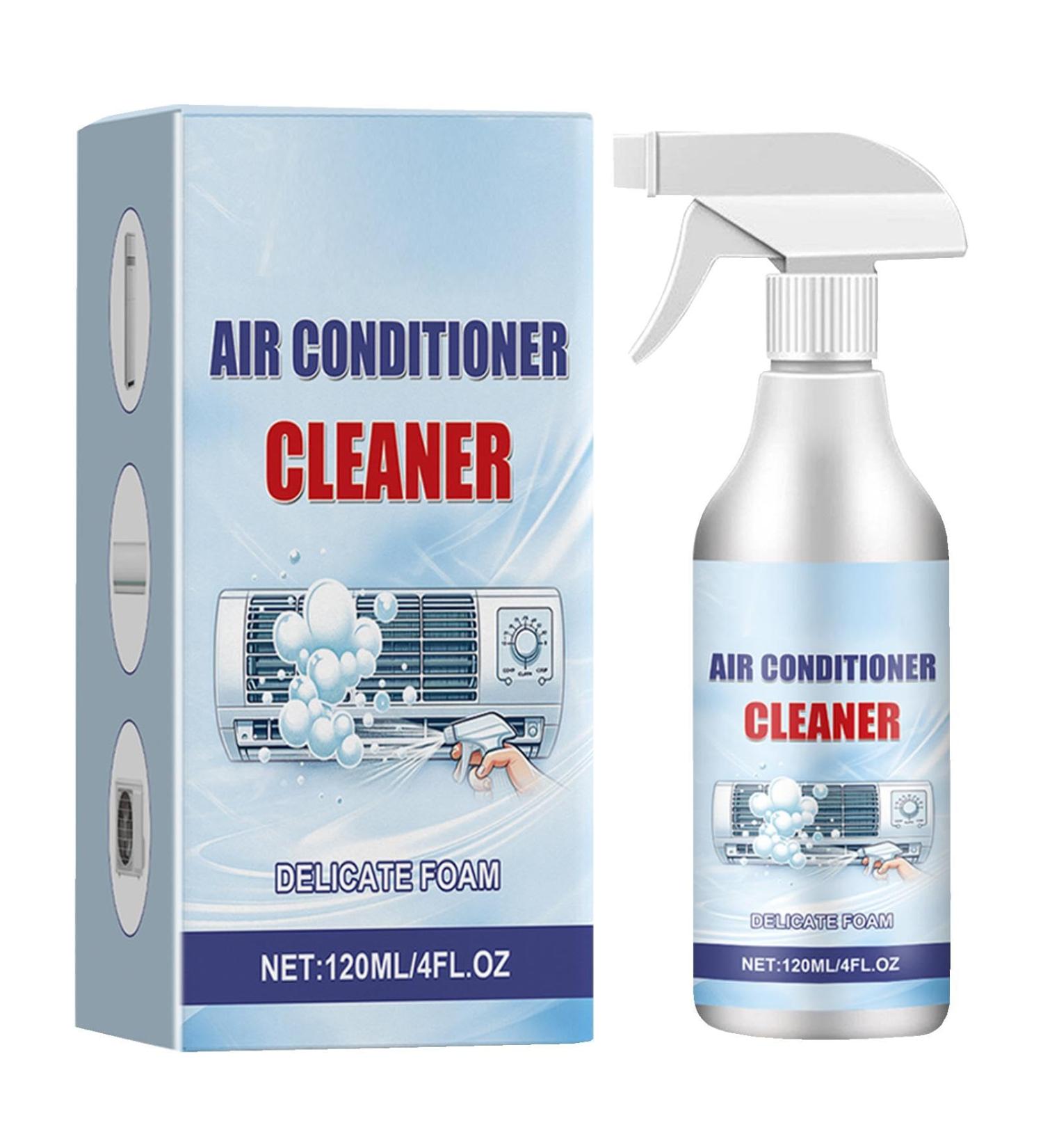 Air Conditioner Cleaner Spray - 120ml Rinse-Foam Spray Ac Coil Cleaner Foaming Air Conditioner Coil Cleaner Spray for Dust Dirt - Buy Online on GoSupps.com