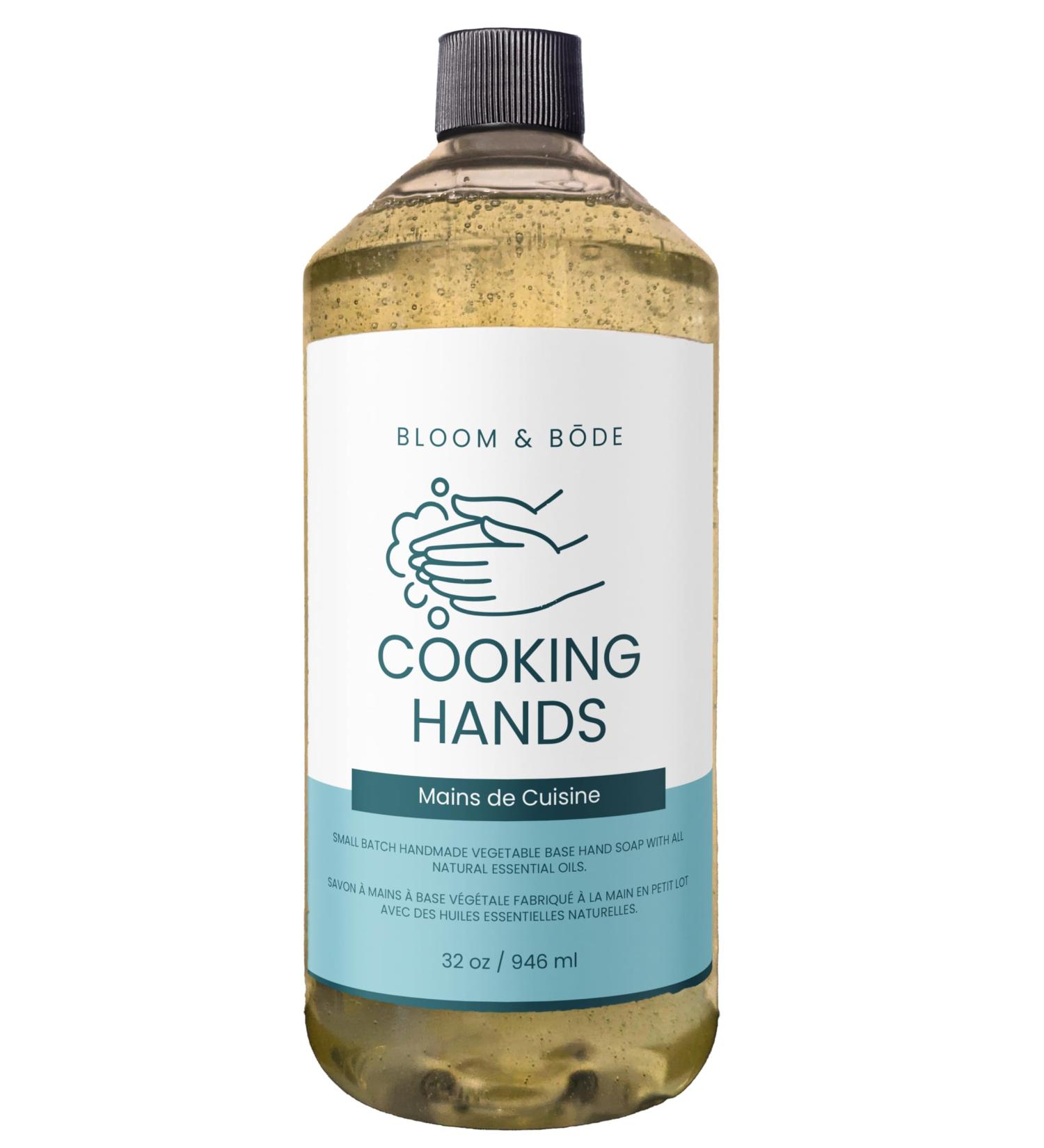 Liquid Hand Soap Refill with Essential Oils - Cooking Hands Scent | 32oz | International Shipping - Buy Online on GoSupps.com