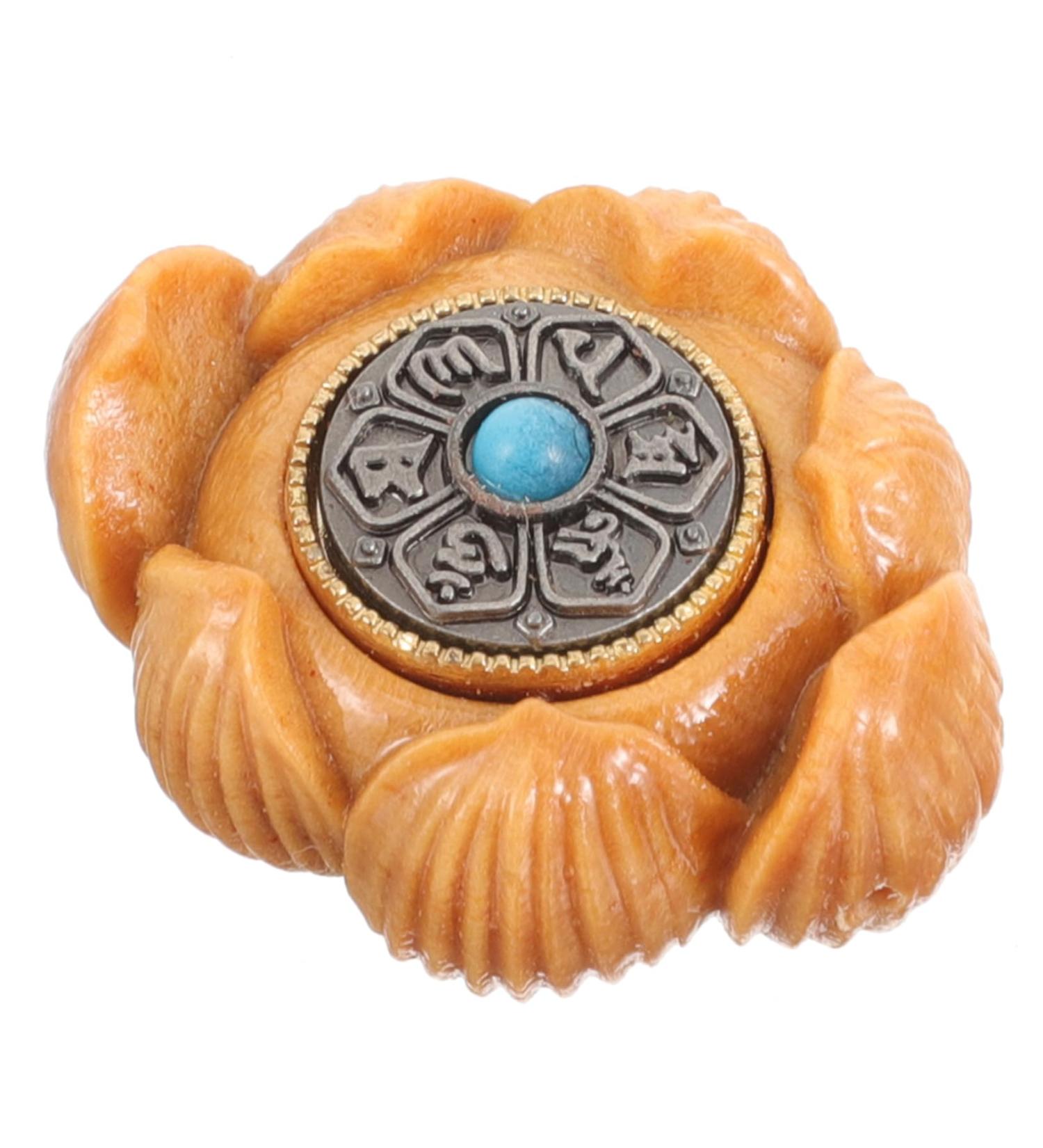 Buy Beaupretty Hand Exercise Player - Mini Lotus Flower Wood Carving Ornament for Home Decor & Relaxation - Buy Online on GoSupps.com