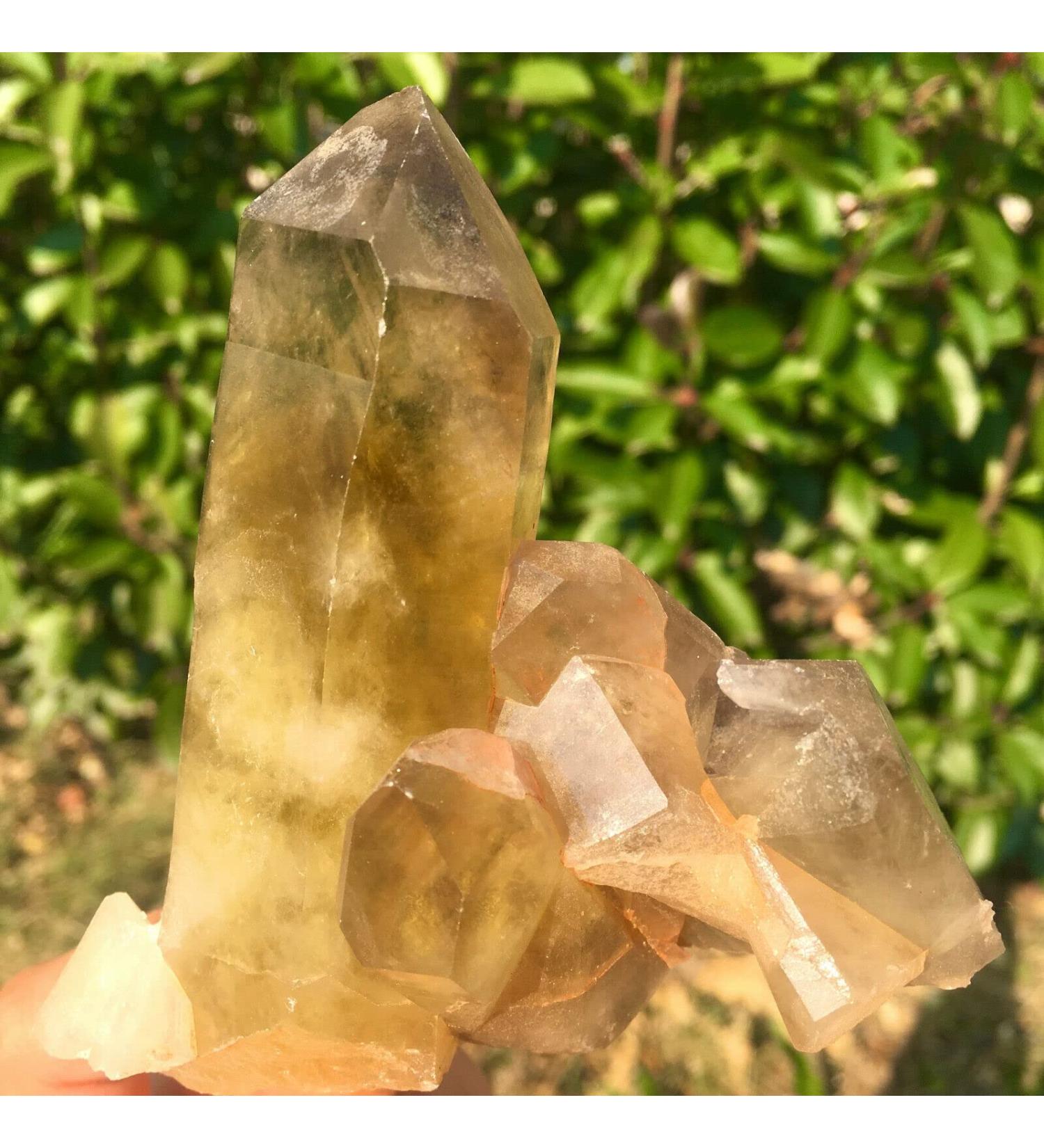 Stone 300G Natural Citrine Cluster Specimen Quartz Crystal Balance Gemstone Decoration Crystal Cluster - Buy Online on GoSupps.com