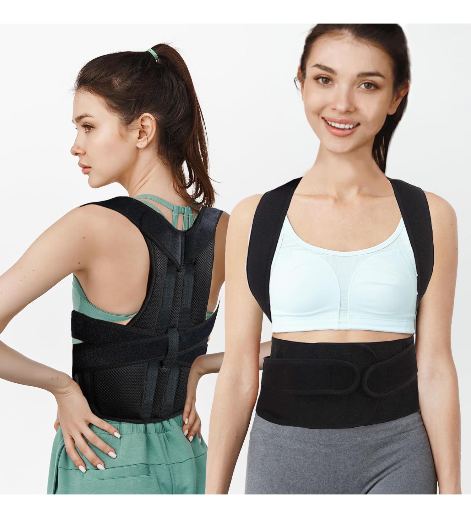 Buy Back Brace Posture Corrector for Men & Women | Full Support Straps for Hunchback Relief & Improved Posture - Large Size - Buy Online on GoSupps.com