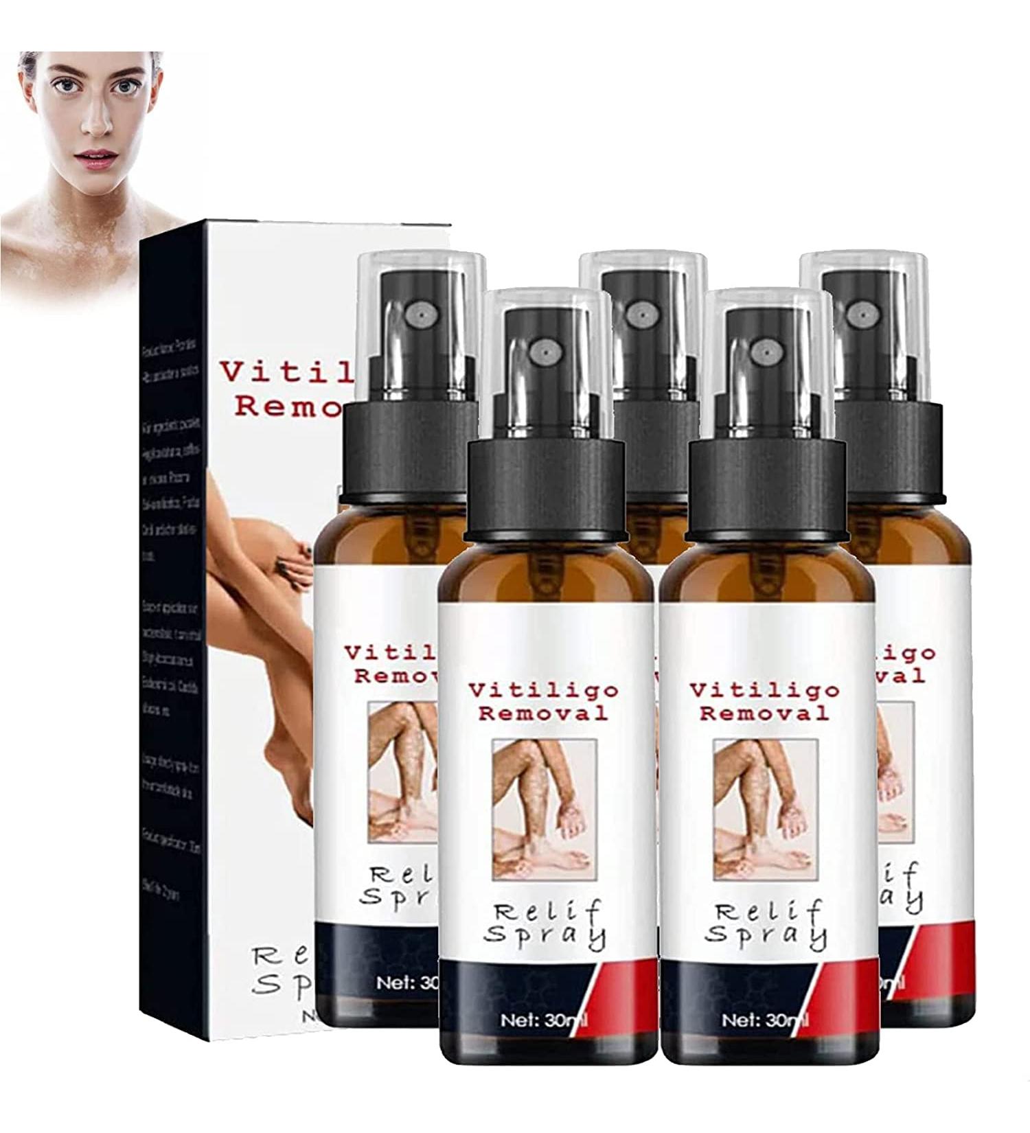 DUBUSH Vitiligo Removal Relief Spray - Skin Repair for Face and Body (3pcs) - Buy Online on GoSupps.com