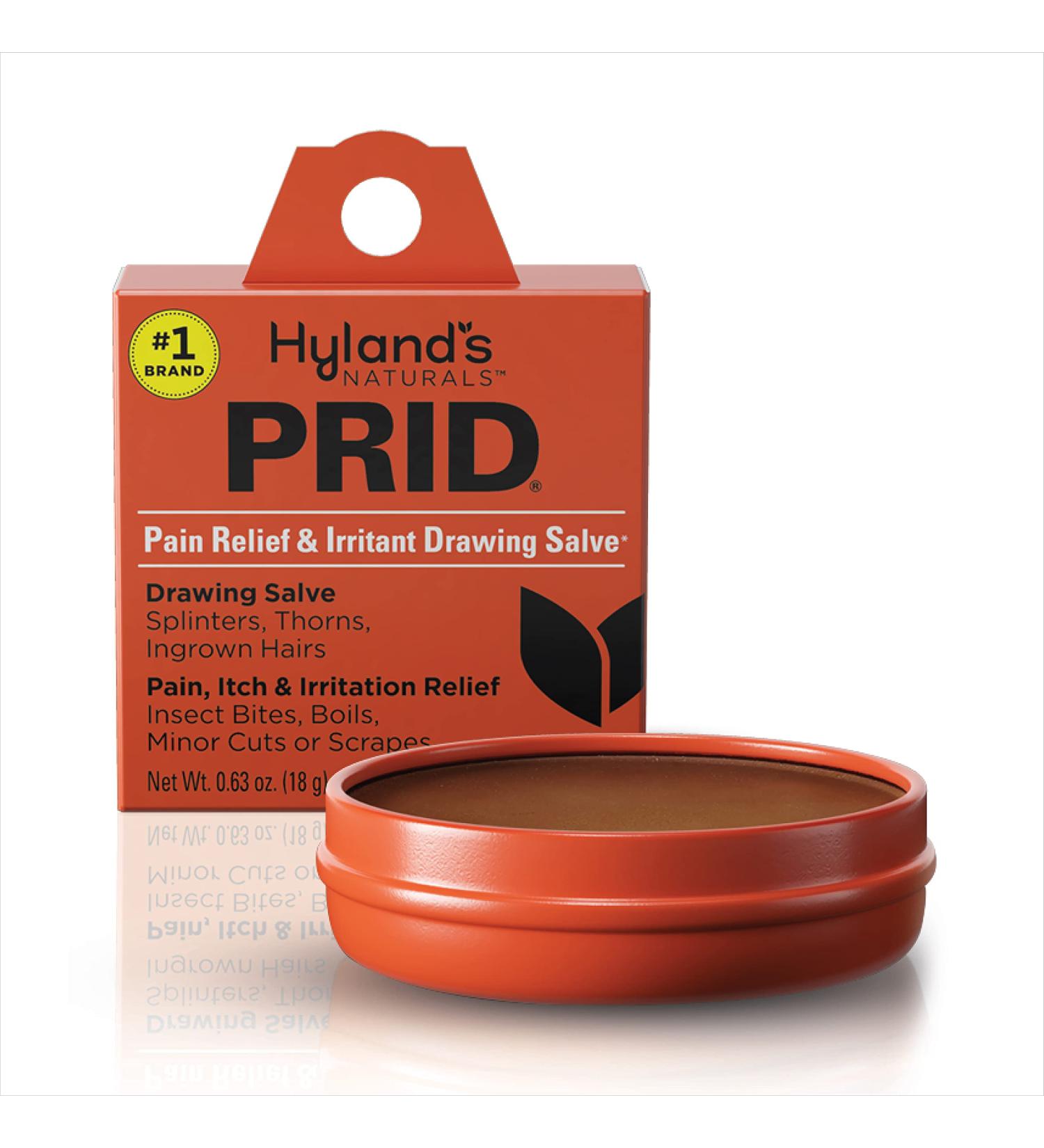 Hyland's Naturals PRID Drawing Salve | 18g | Topical Pain & Skin Irritation Relief - Buy Online on GoSupps.com