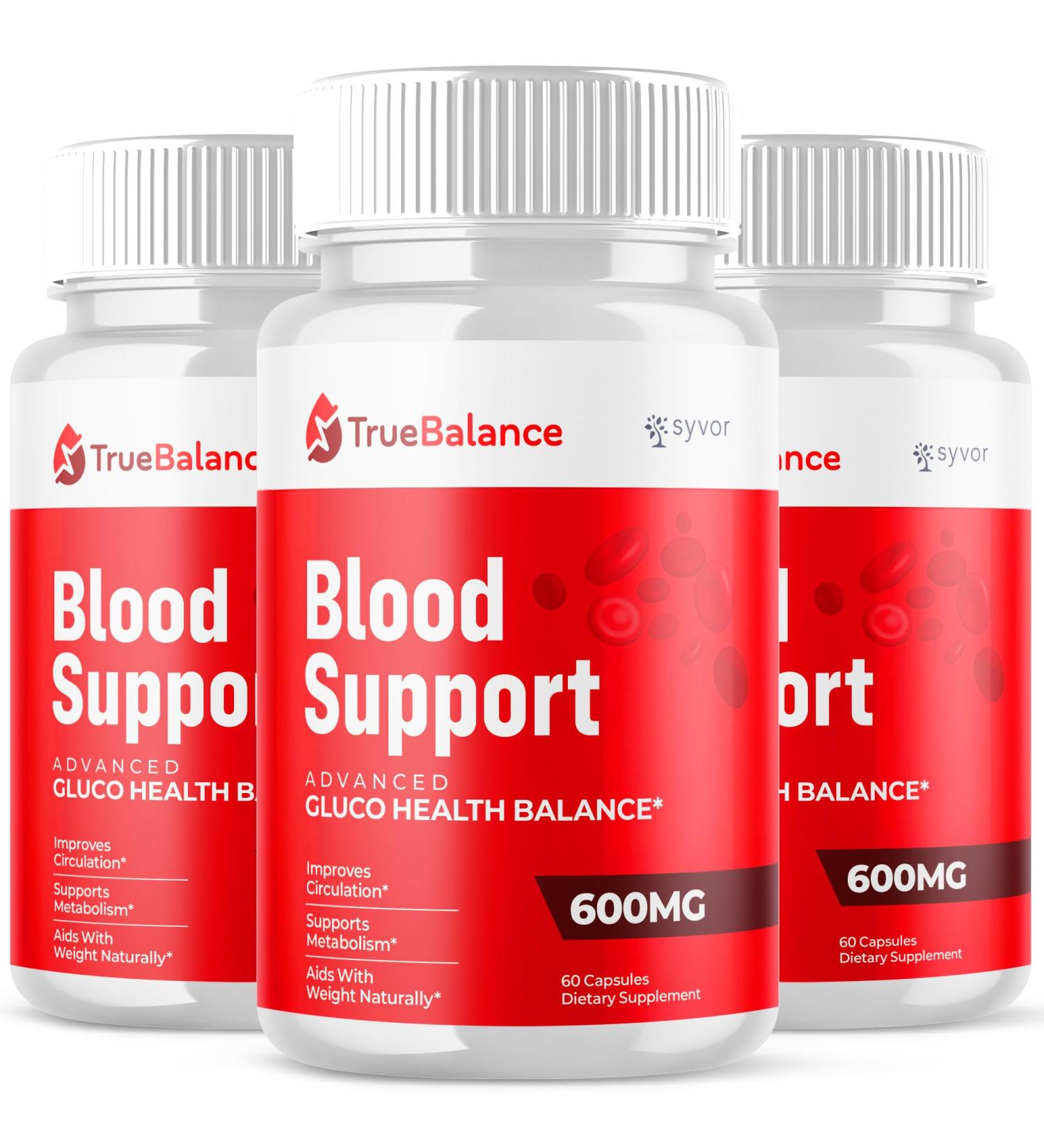 (3 Pack) True Balance Capsules Official TrueBalance Glycogen Support Pills with All Natural Ingredients Advanced Formula Support Supplement with Max Strength Vitamins for Women & Men (180 Capsules) - Buy Online on GoSupps.com
