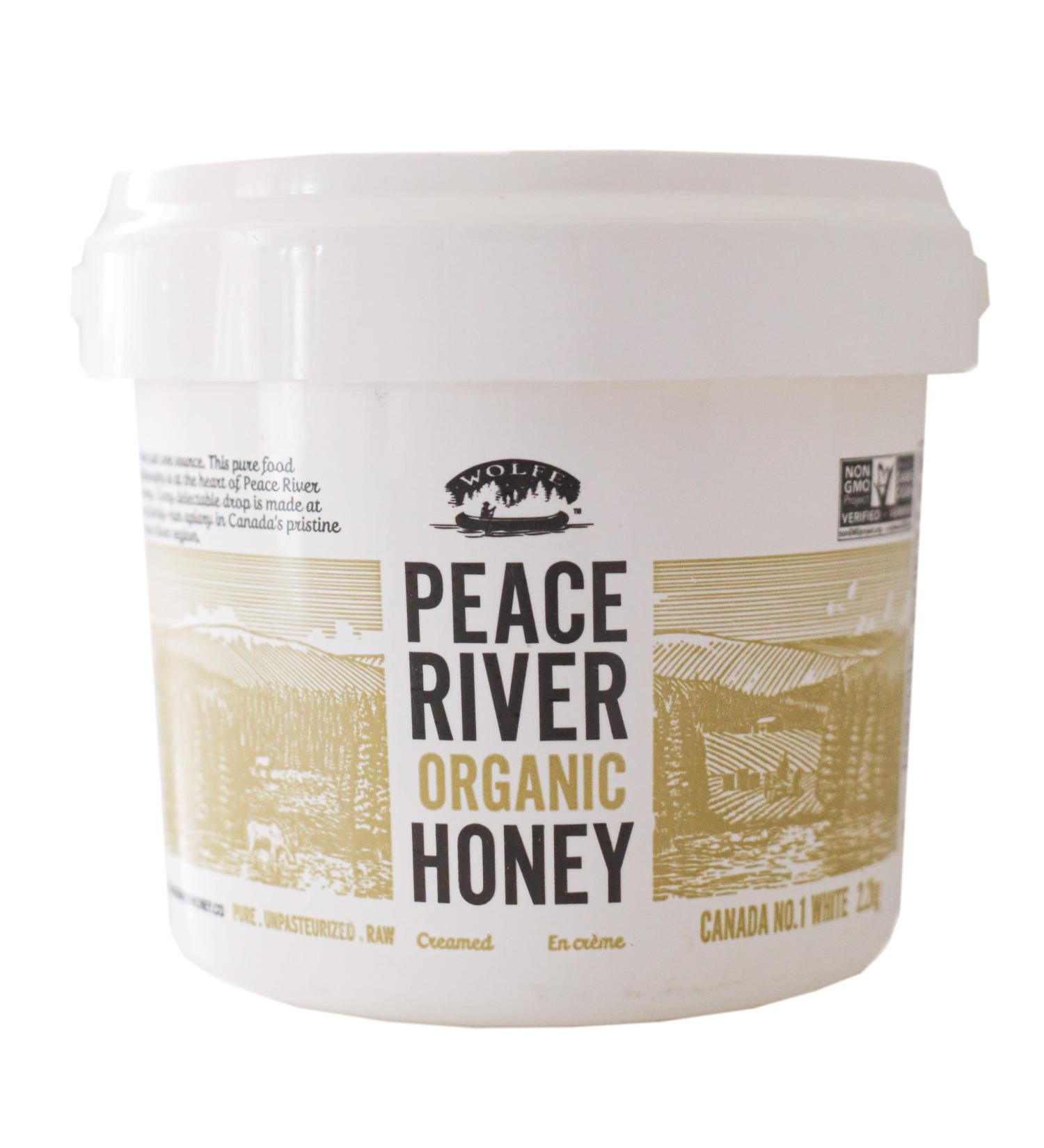 Peace River Creamed Organic Honey Pail - Buy Online on GoSupps.com
