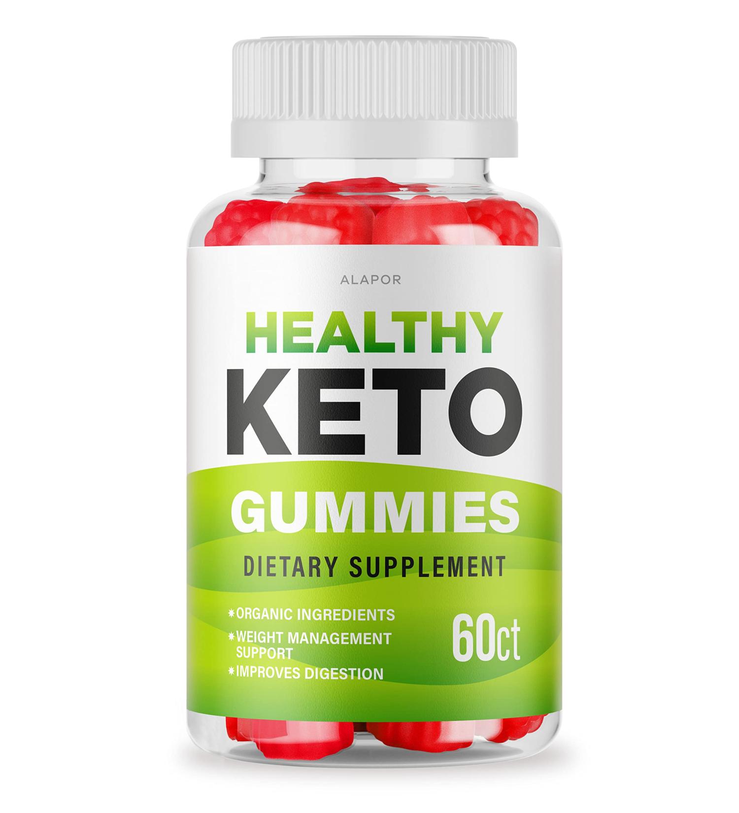 Alapor Healthy Keto Gummies - ACV Keto Gummy Bears Dietary Supplement 30 Days Supply - Buy Online on GoSupps.com