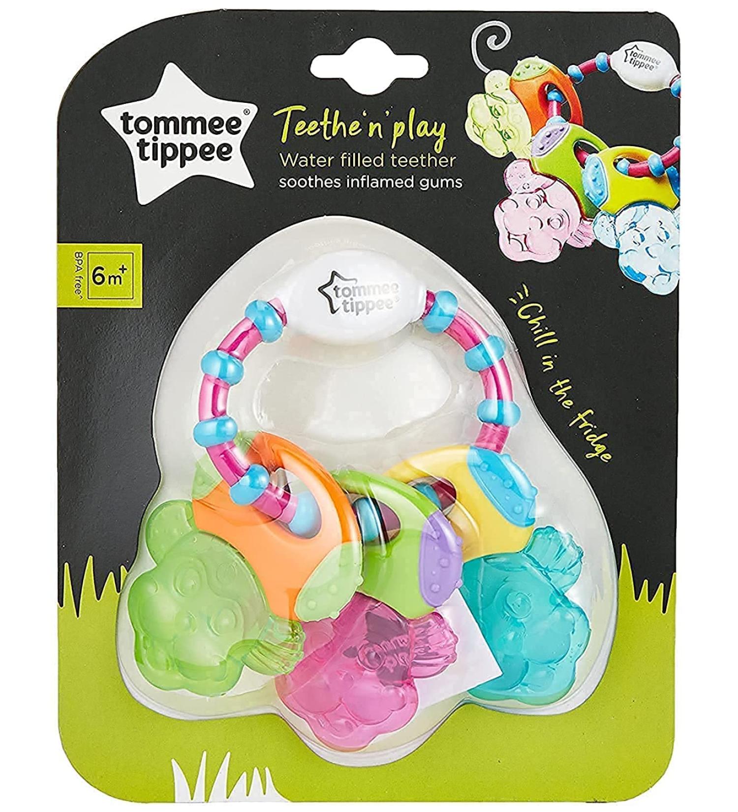 Tommee Tippee Teethe n Play Water Teether - Safe & Soothing Baby Teething Toy for International Shipping - Buy Online on GoSupps.com