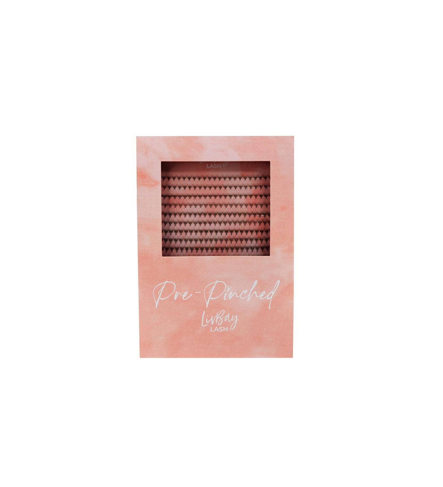 LivBay 0.05 Pre-Pinched Volume Eyelash Extension Fans - 300 Fans | C/D Curl | 9-16mm Length | Long Lasting Blooming Lashes - Buy Online on GoSupps.com