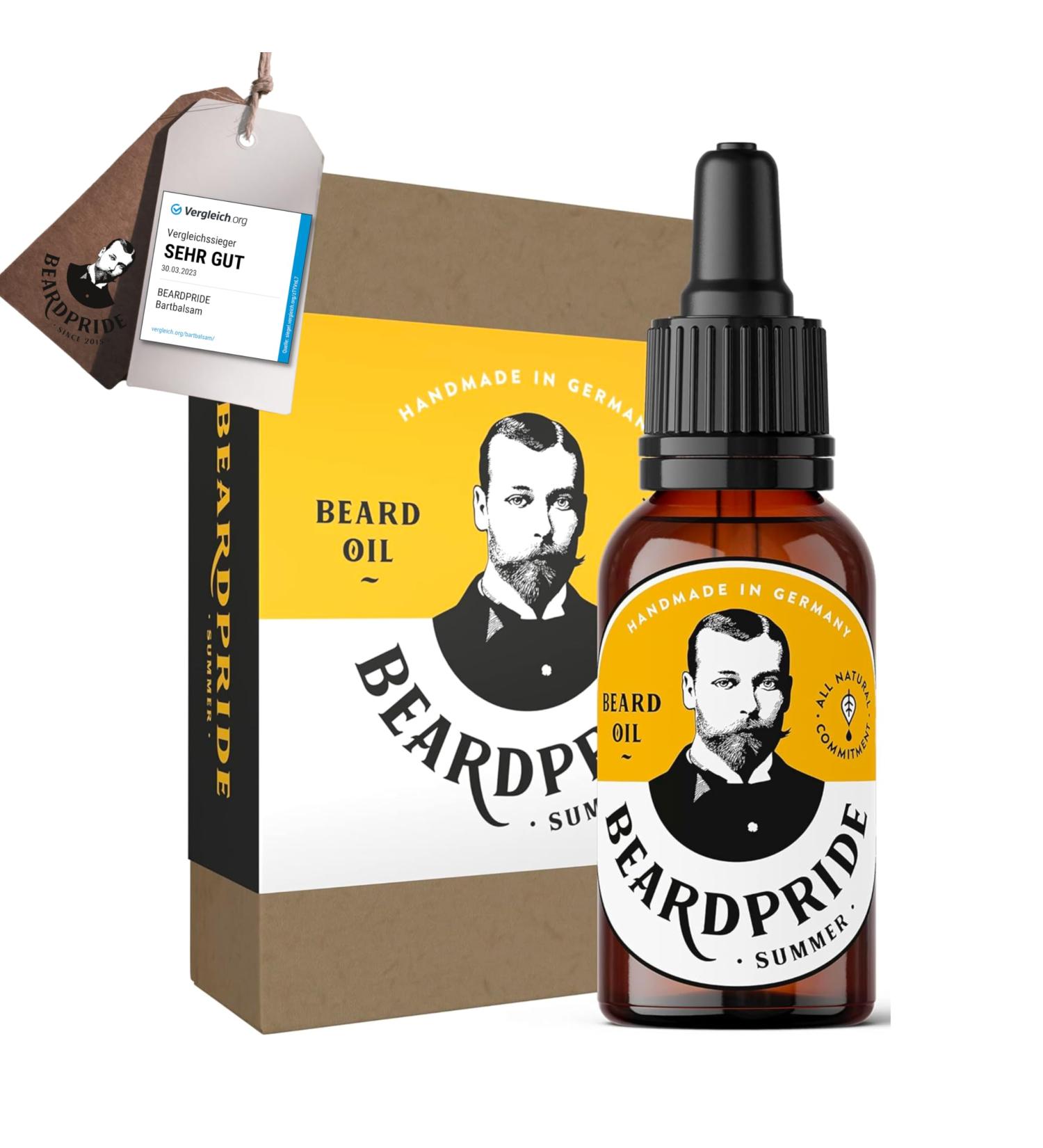 Beardpride Bio Bart l f r M nner | 100% Naturreines Bart l | Original Bart Oil aus dem Barbershop | Pflege l f r weichen Bart | 30 ml - Jetzt international versandfertig! - Buy Online on GoSupps.com