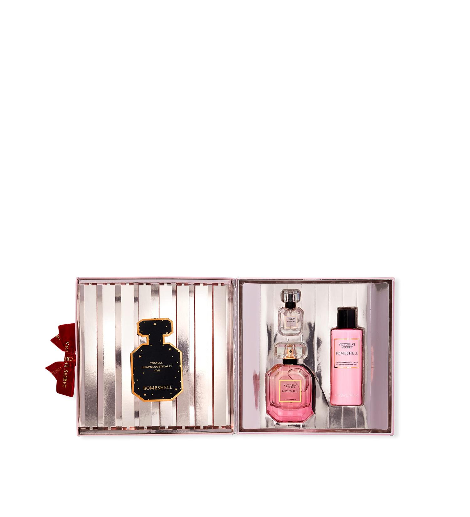 Victoria's Secret Bombshell Eau de Parfum 3-Piece Gift Set - 1.7 oz Perfume, Mini Eau de Parfum & Body Lotion - Buy Online on GoSupps.com