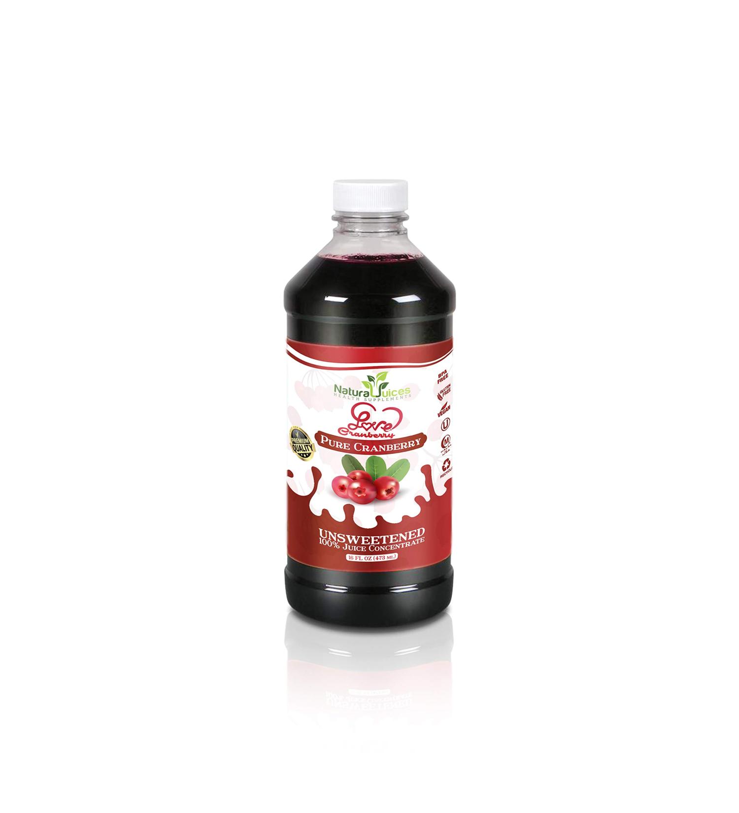Natural Juices Love Cranberry Juice Concentrate 473ml (1) - Buy Online on GoSupps.com