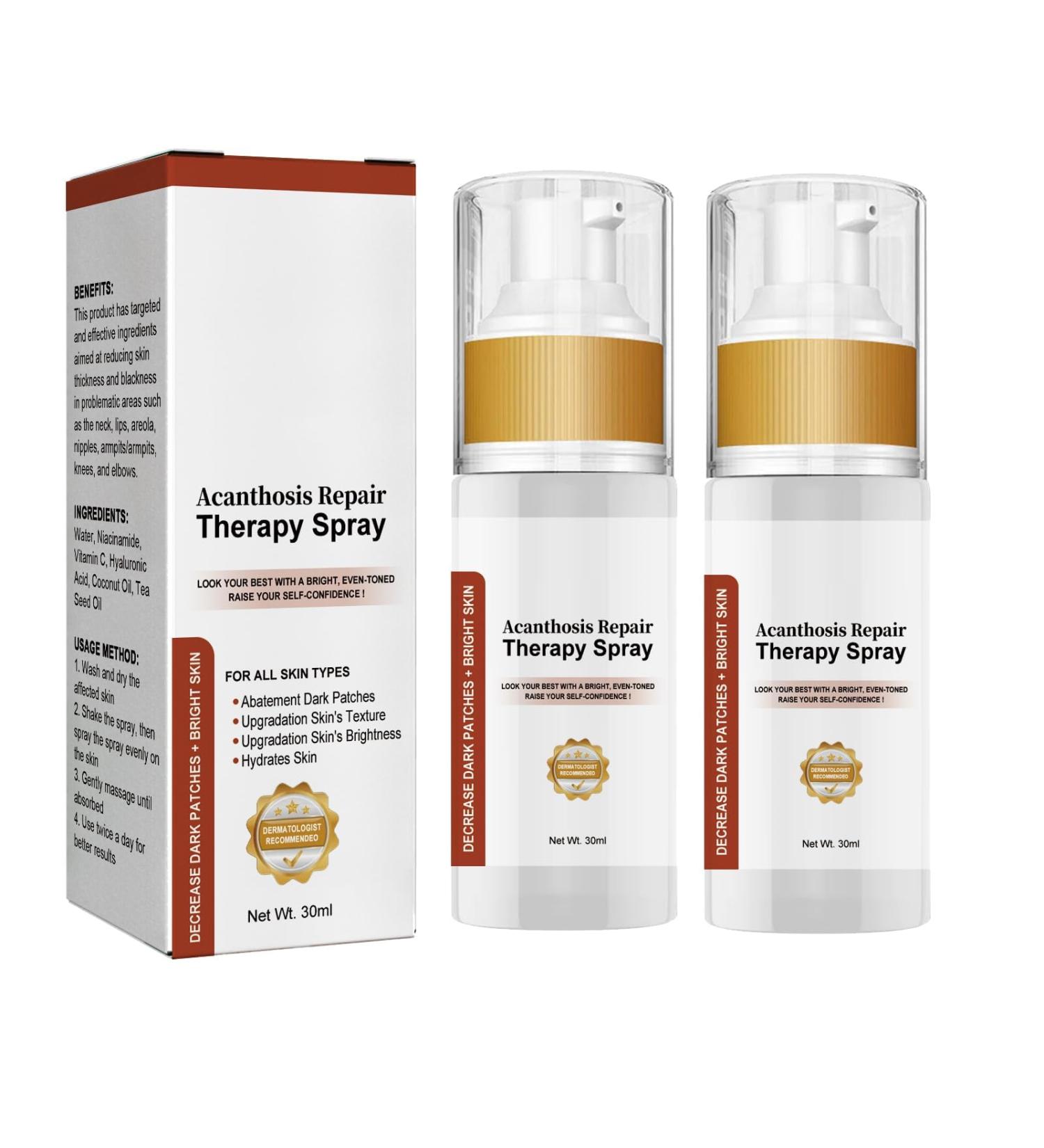 DILUTE Acantho Clear Therapy Spray - Acanthosis Nigricans Treatment for Dark Knuckles & Spots (2 PCS) - Buy Online on GoSupps.com