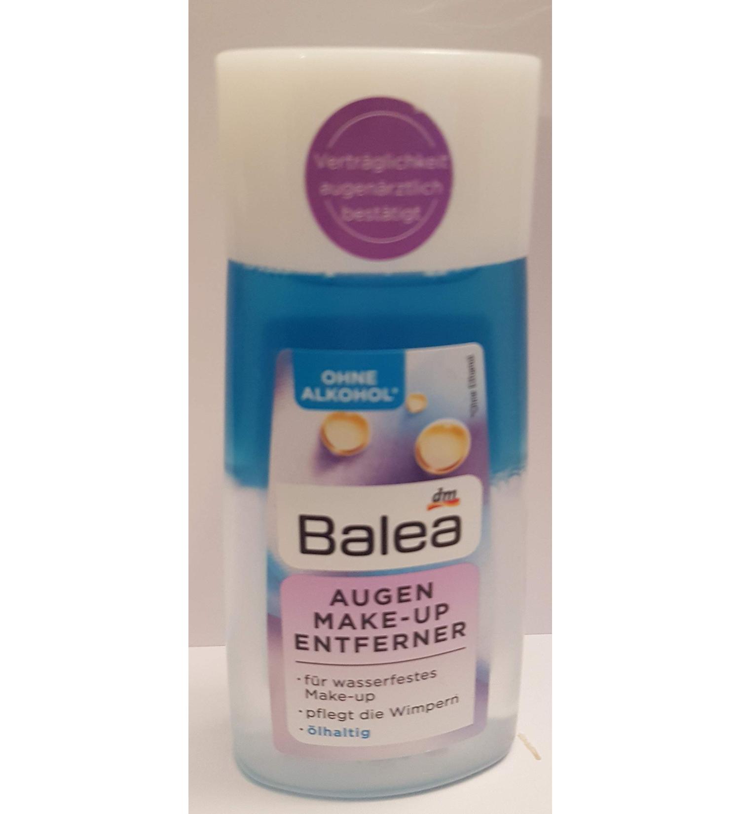 Whale Balea eye makeup remover oilbased 100 ml vegan