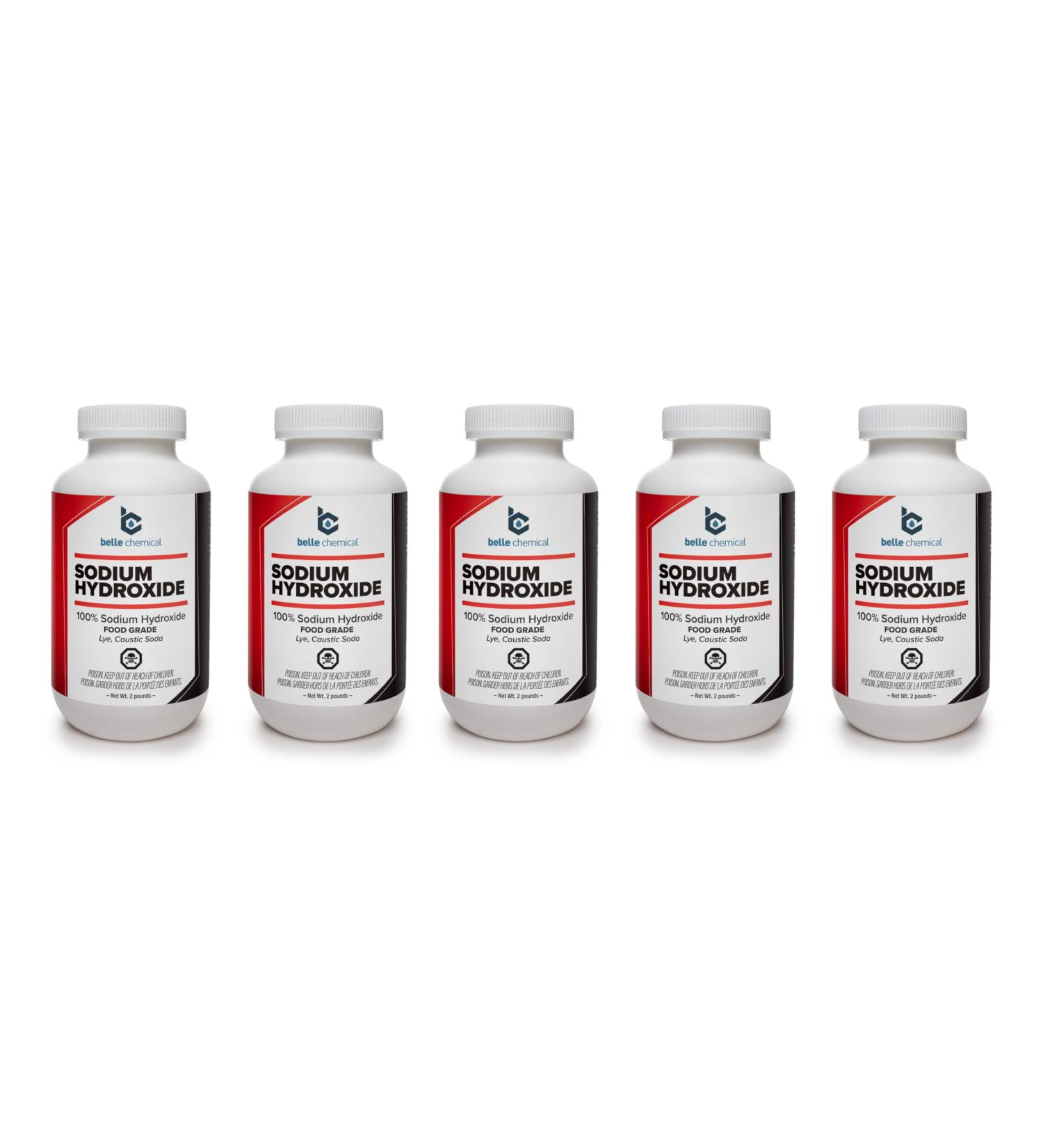 Sodium Hydroxide - Pure - Food Grade (Caustic Soda Lye) (10 Pounds)