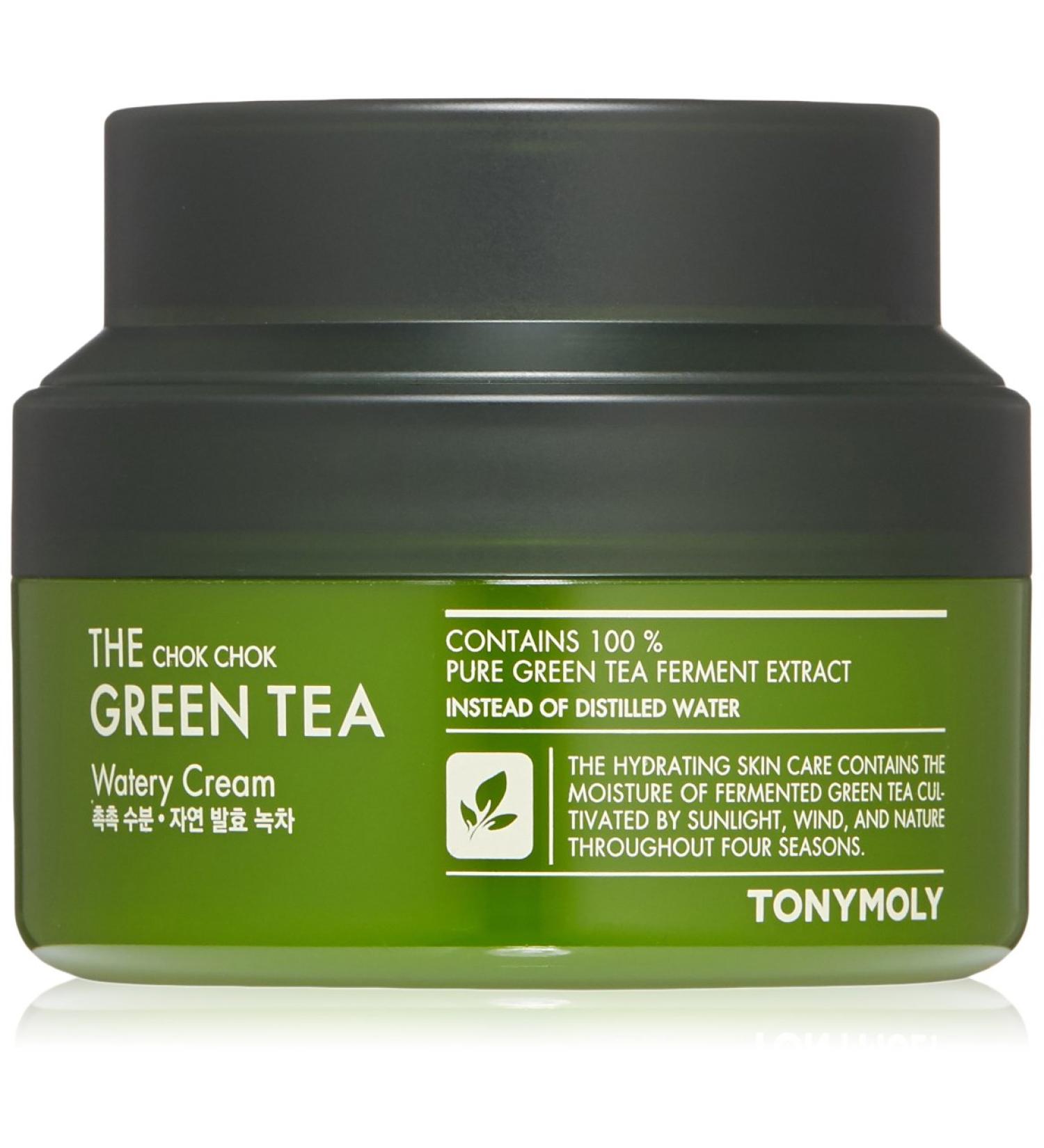 Tony Moly Chok Chok Green Tea Watery Cream 60ml - Hydrating Moisturizer - Buy Online on GoSupps.com