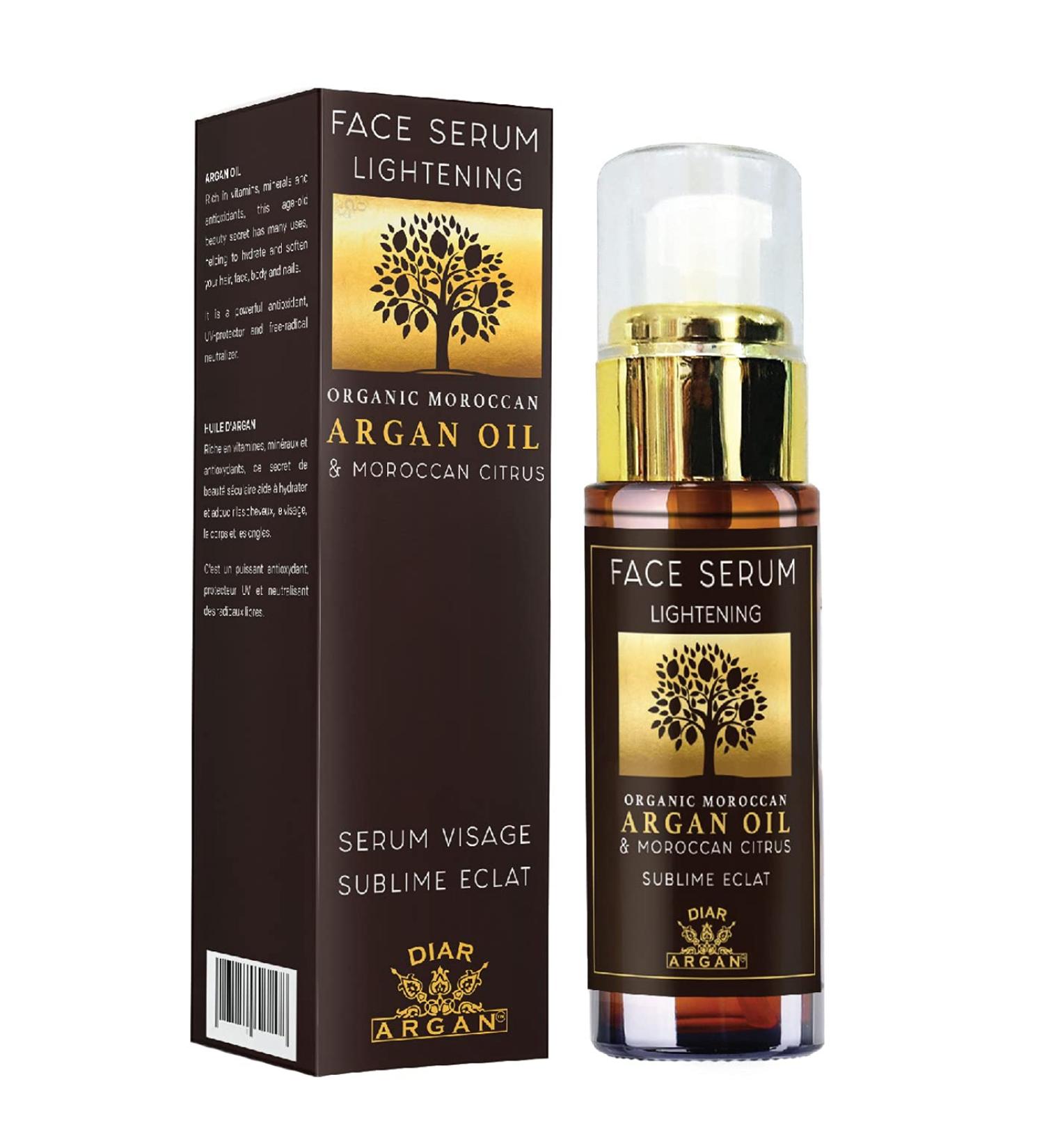 Eclat sublime facial treatment based on 100% Natural Organic Argan Oil and lemon extract from Morocco 30 ml - Buy Online on GoSupps.com