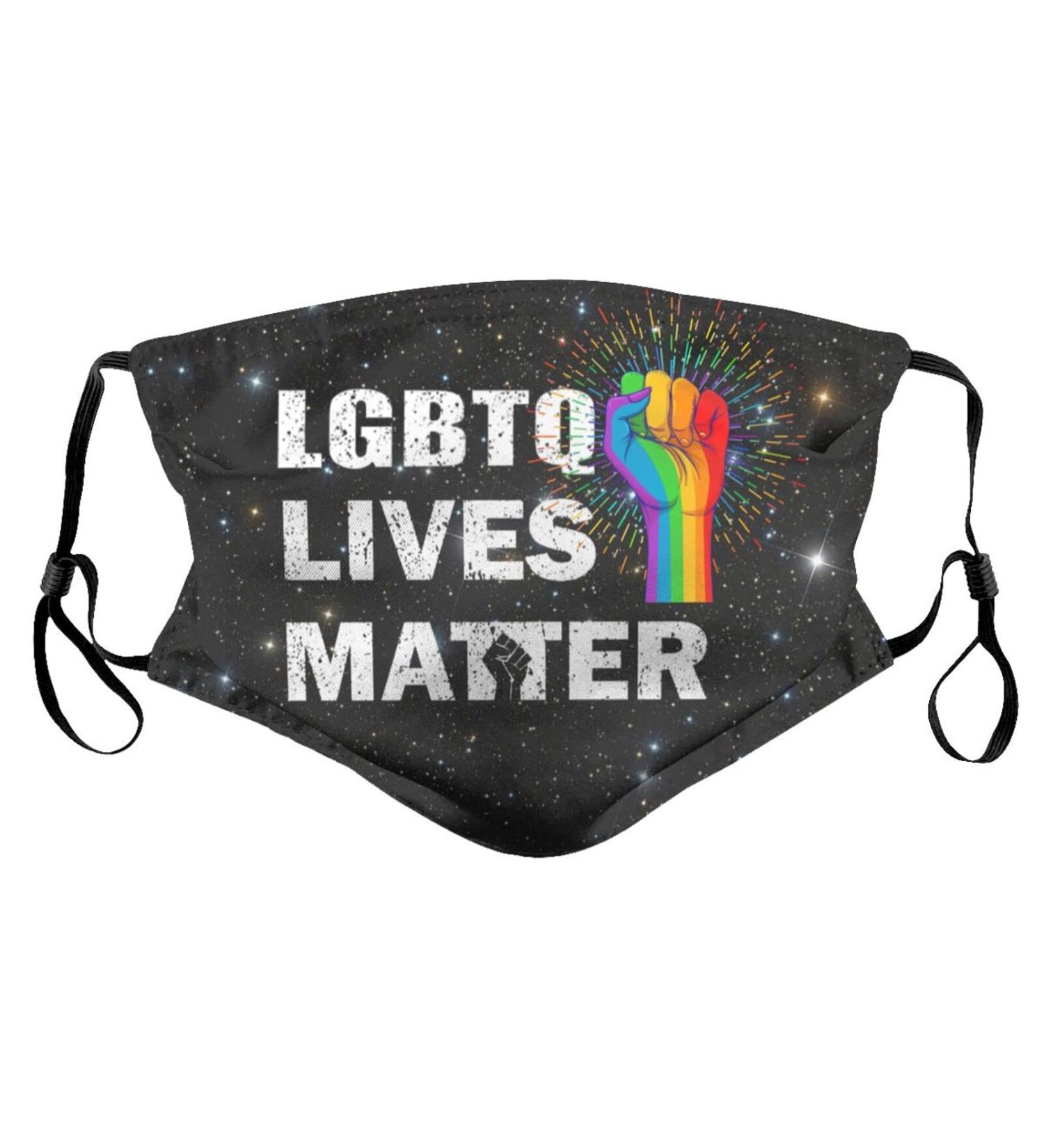 Face Masks Skin Care LGBTQ Lives Matter Safety Masks for College Christmas Gifts - Buy Online on GoSupps.com
