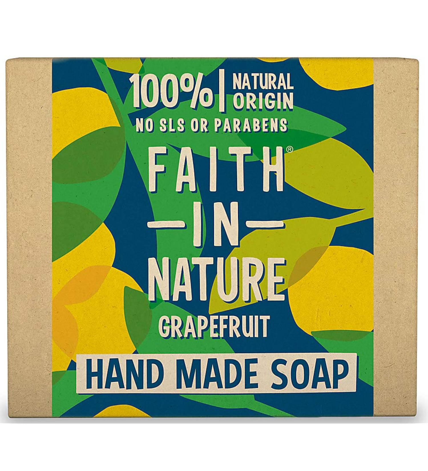 Faith In Nature Dragon Fruit Hand Soap Bar 100g - Revitalising, Vegan & Cruelty-Free - Buy Online on GoSupps.com