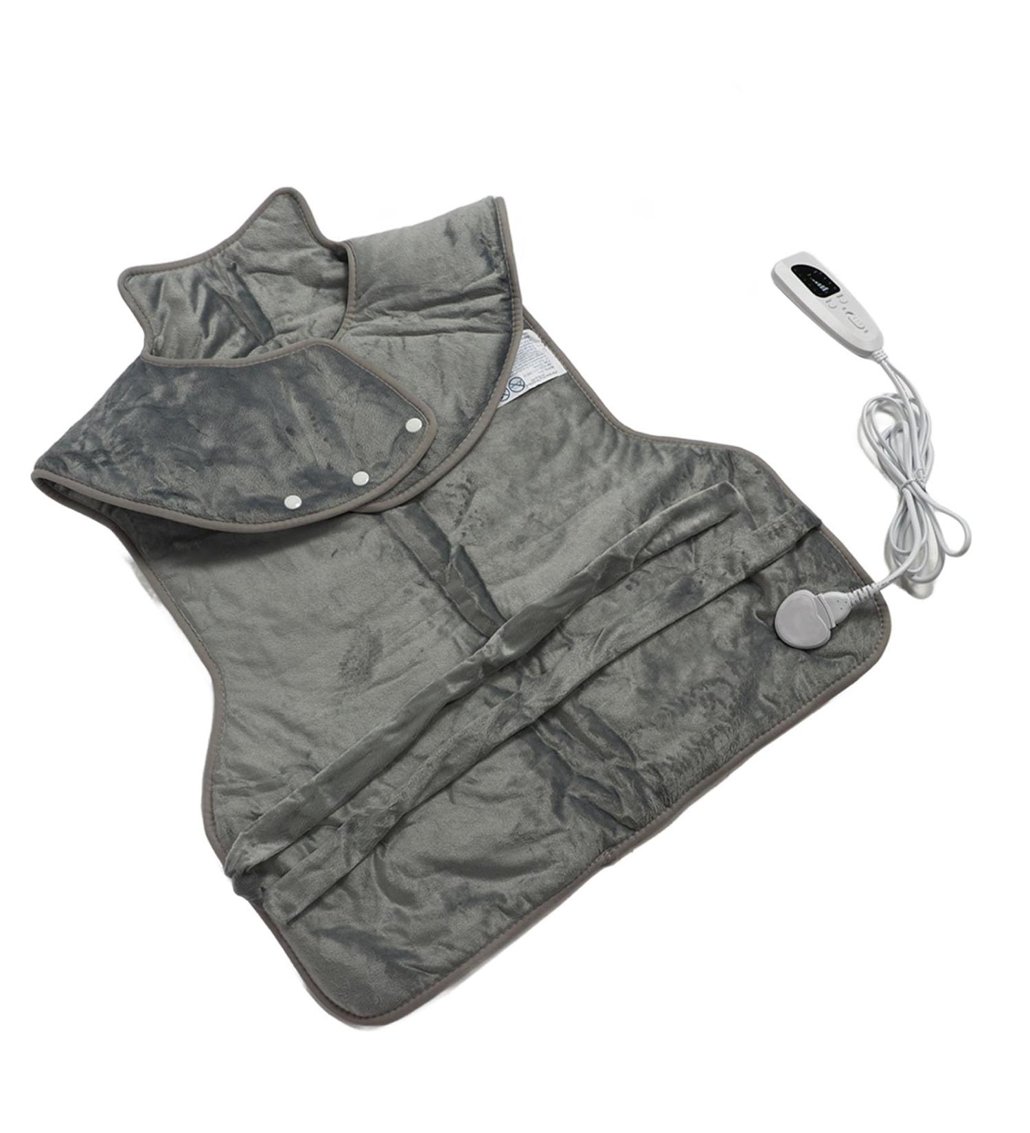 Neck-Shoulder Heating Pillow - 6 Heating Settings & 4 Timers | Electric Wrap for Pain Relief (EU 220-240V) - Buy Online on GoSupps.com
