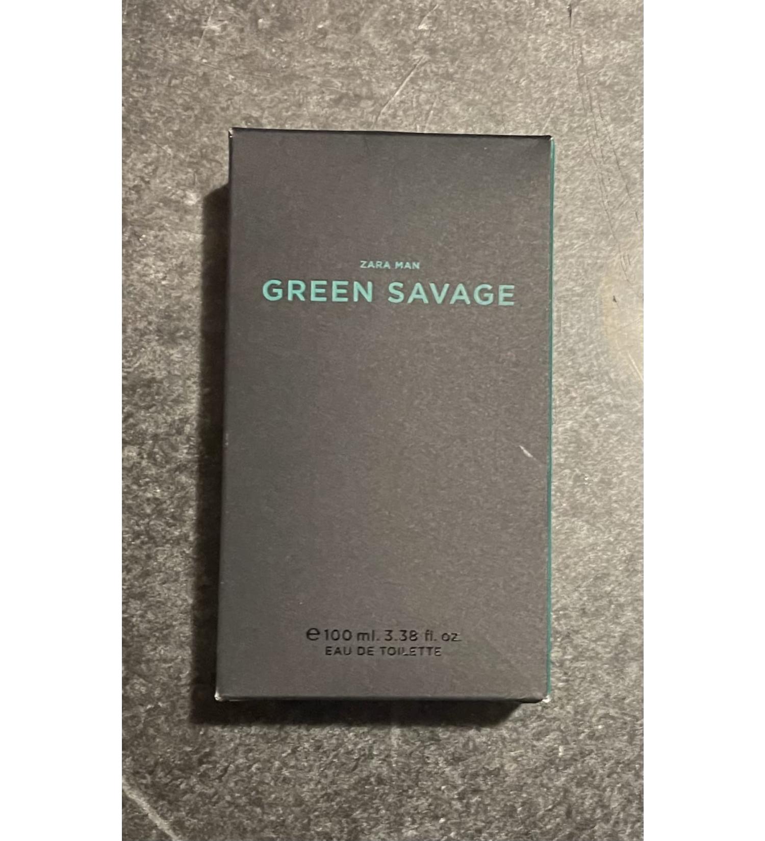Zara MAN GREEN SAVAGE EDT 100 ML (3.38 FL. OZ)