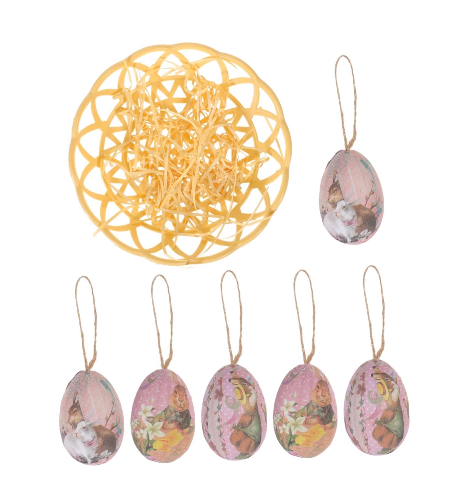 Zerodeko 1 Set Easter Egg Decorations Hanging Decoration Eggs Picture 2 15.00X15.00X3.00CM - Buy Online on GoSupps.com