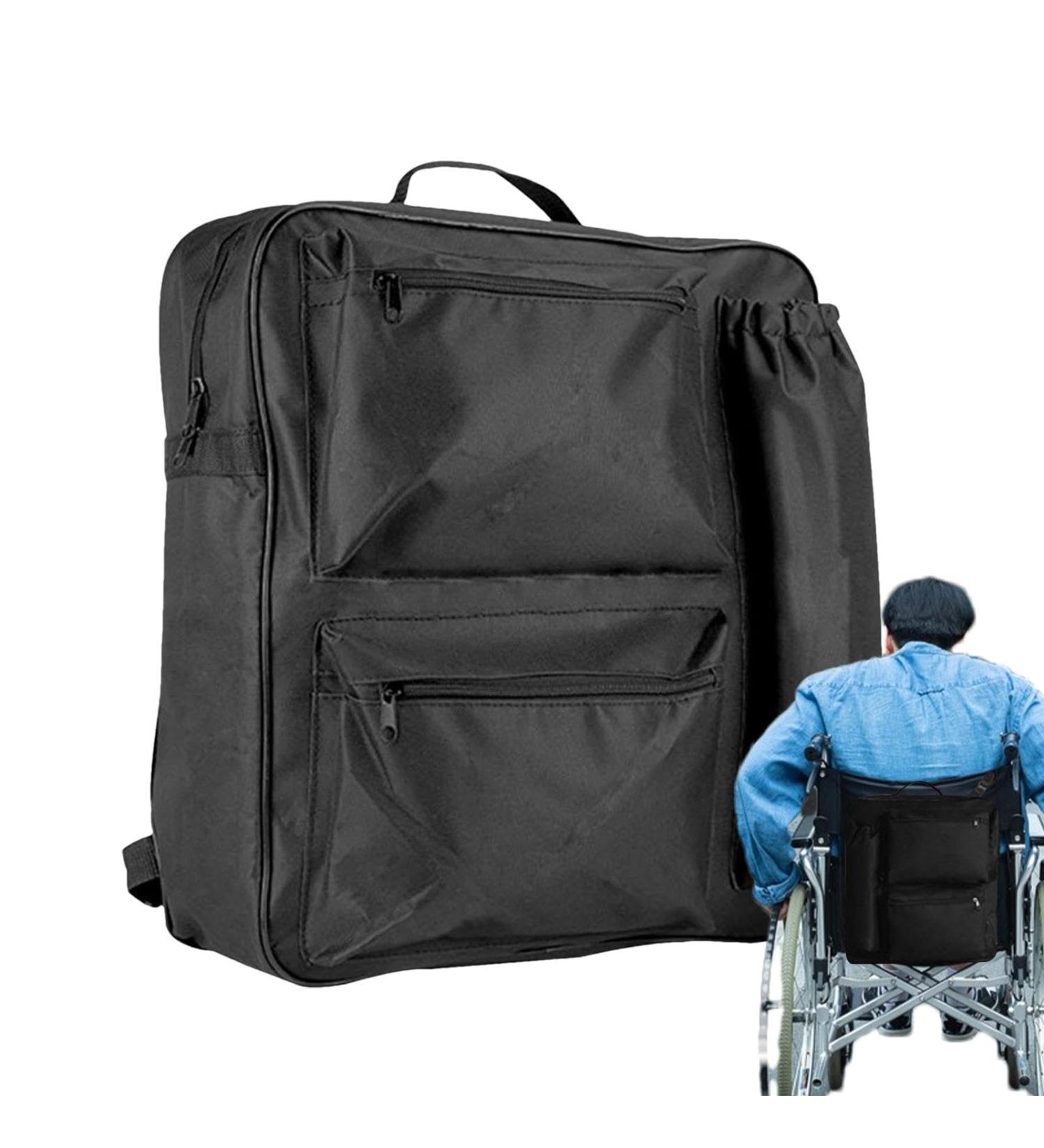 Wheelchair Backpack Bag Wheelchair Bags to Hangs on Back Wheelchair Backpack Wheelchair Storage Pouch Bag Water Resistant Seat-back Bag for Walker Rollator Wheelchair - Buy Online on GoSupps.com