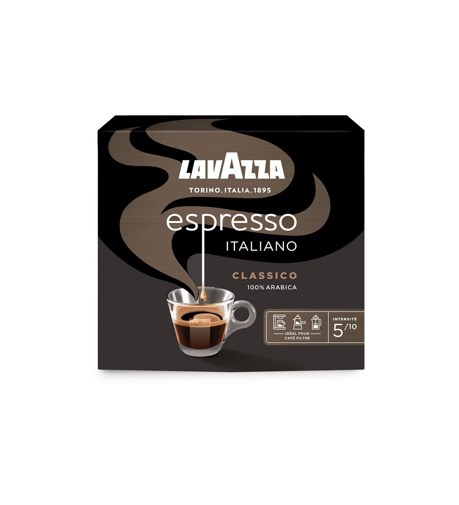  Lavazza Lavazza L' Espresso Italiano Ground Coffee Balanced and Aromatic Espresso 2 Packs x 250g 500g  - Buy Online on GoSupps.com