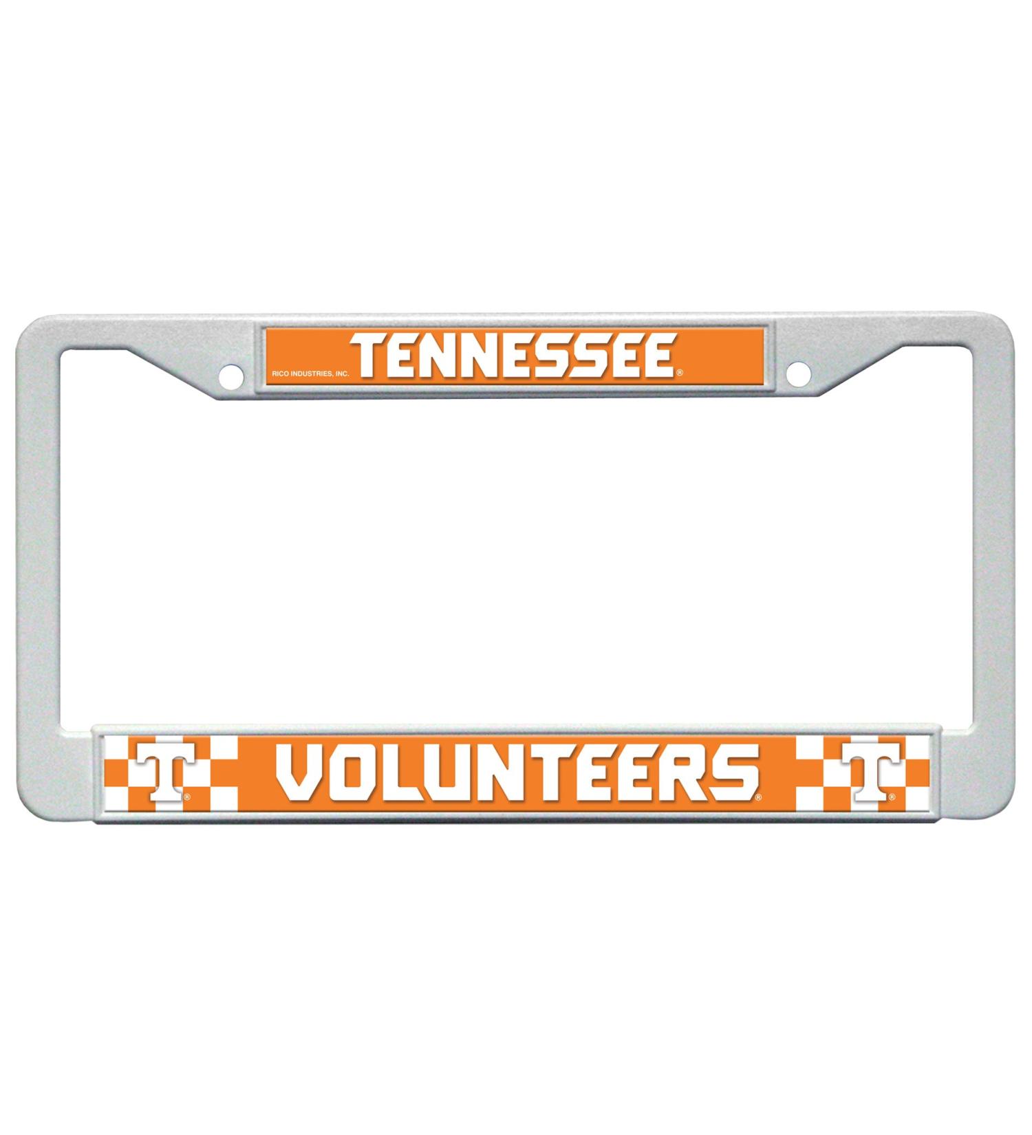 NCAA Tennessee Volunteers Plastic Plate Frame - Official Team Logo - 12 x 6 - Buy Online on GoSupps.com