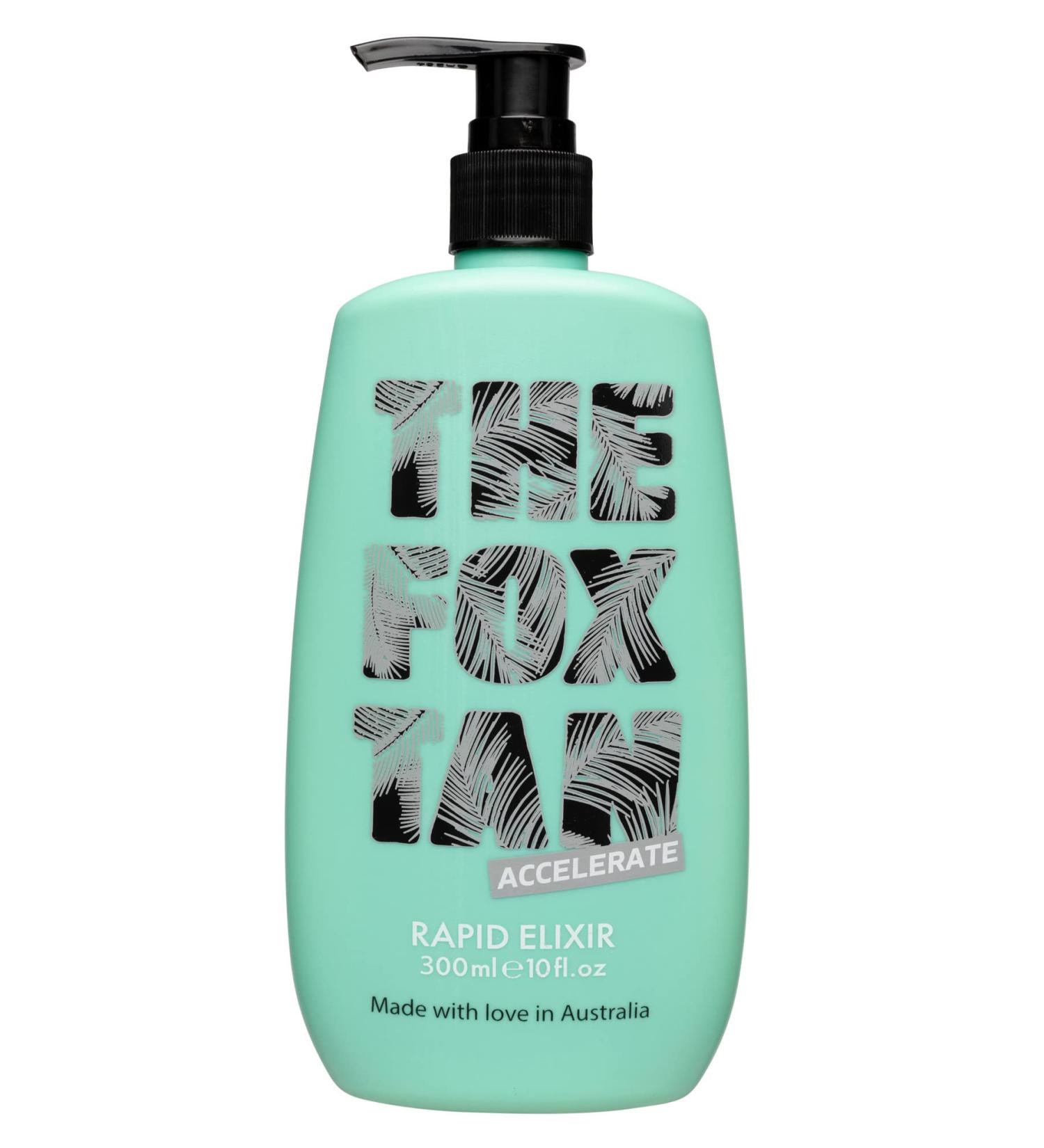 Fox Tan Rapid Tanning Elixir 300ml - Get a Sun-Kissed Glow Fast! - Buy Online on GoSupps.com
