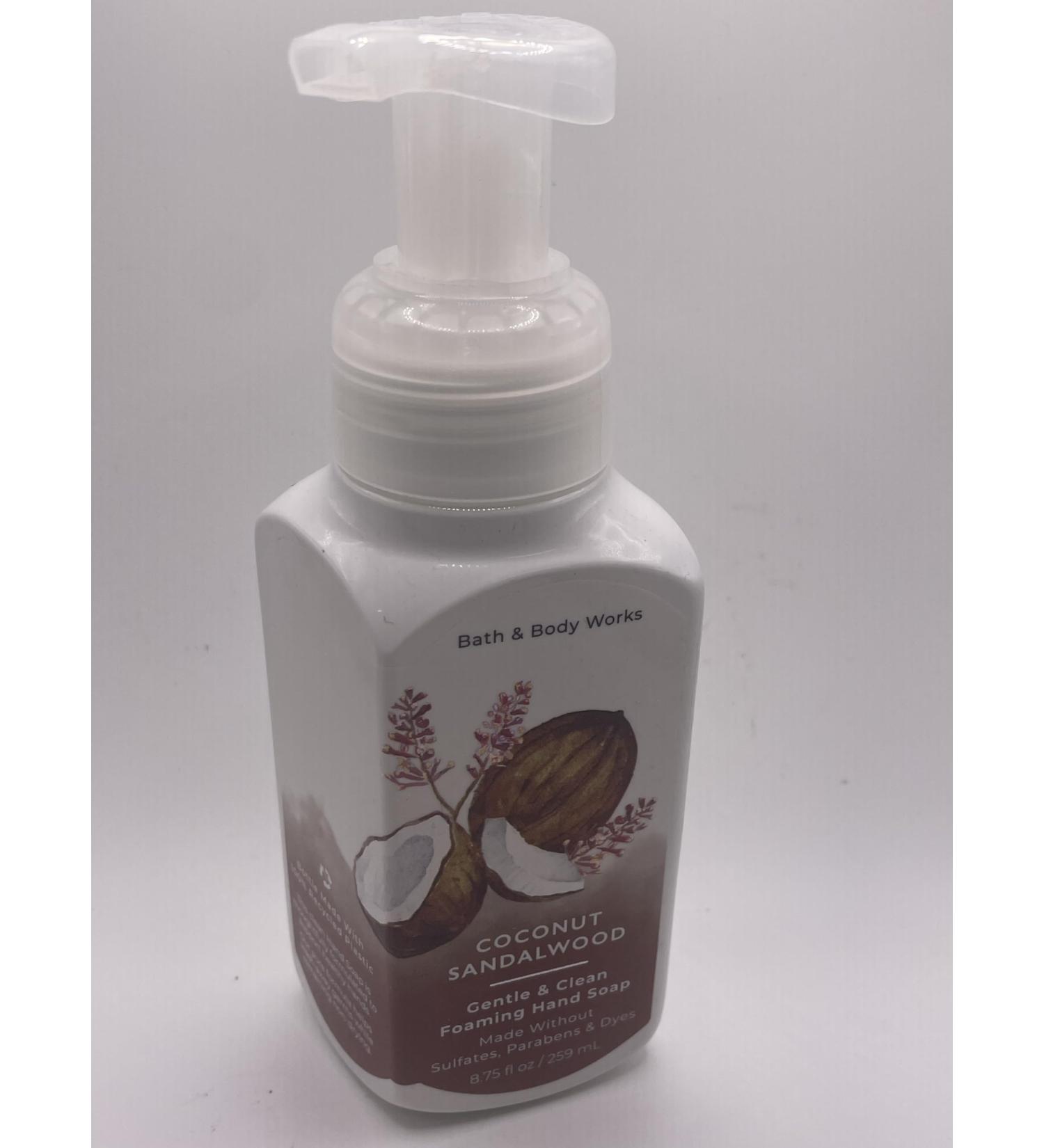 Coconut Sandalwood Gentle Foaming Hand Soap 8.75 Ounce Full Size Bottle