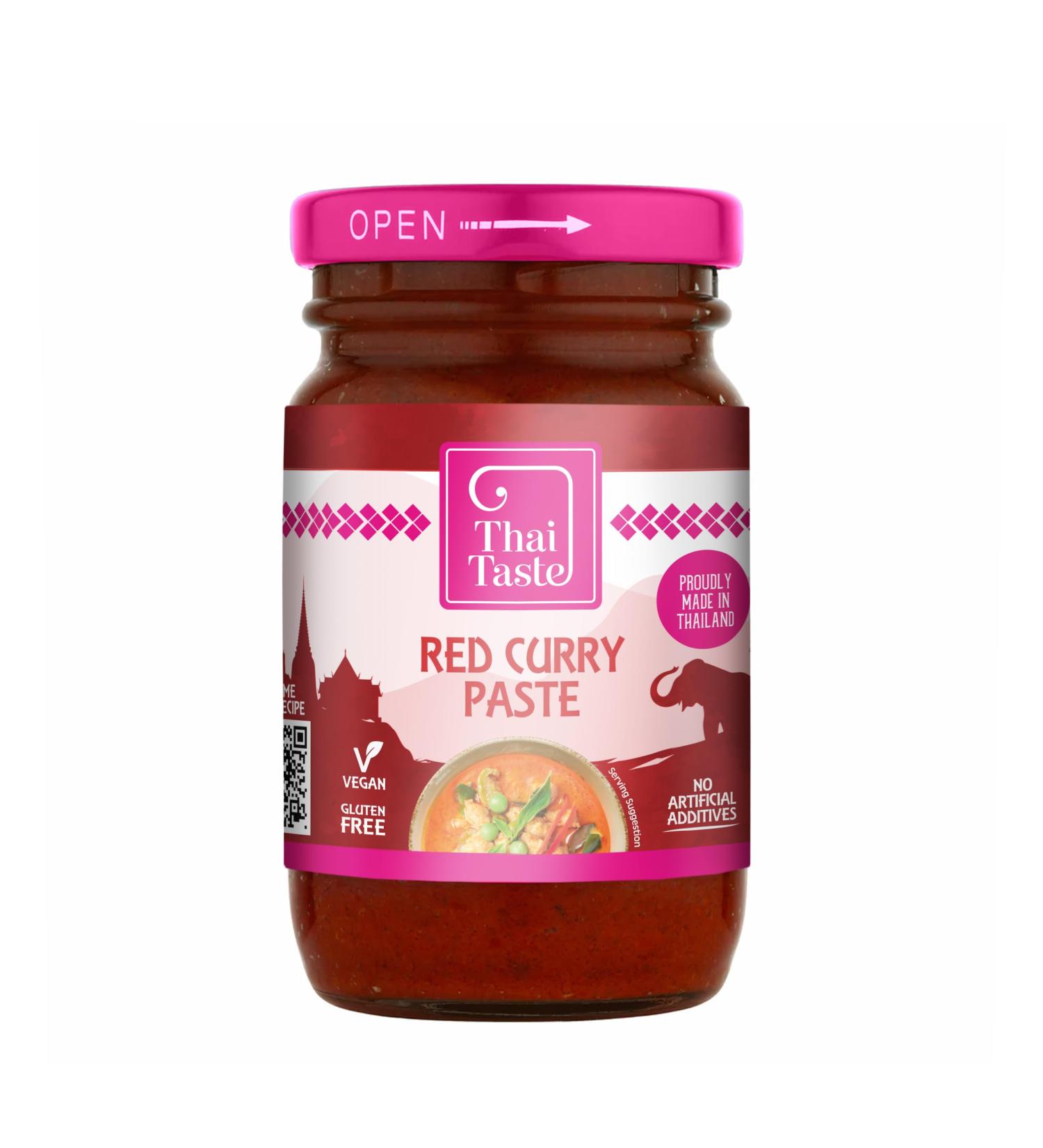 Thai Taste Red Curry Paste 114g - Buy Online on GoSupps.com