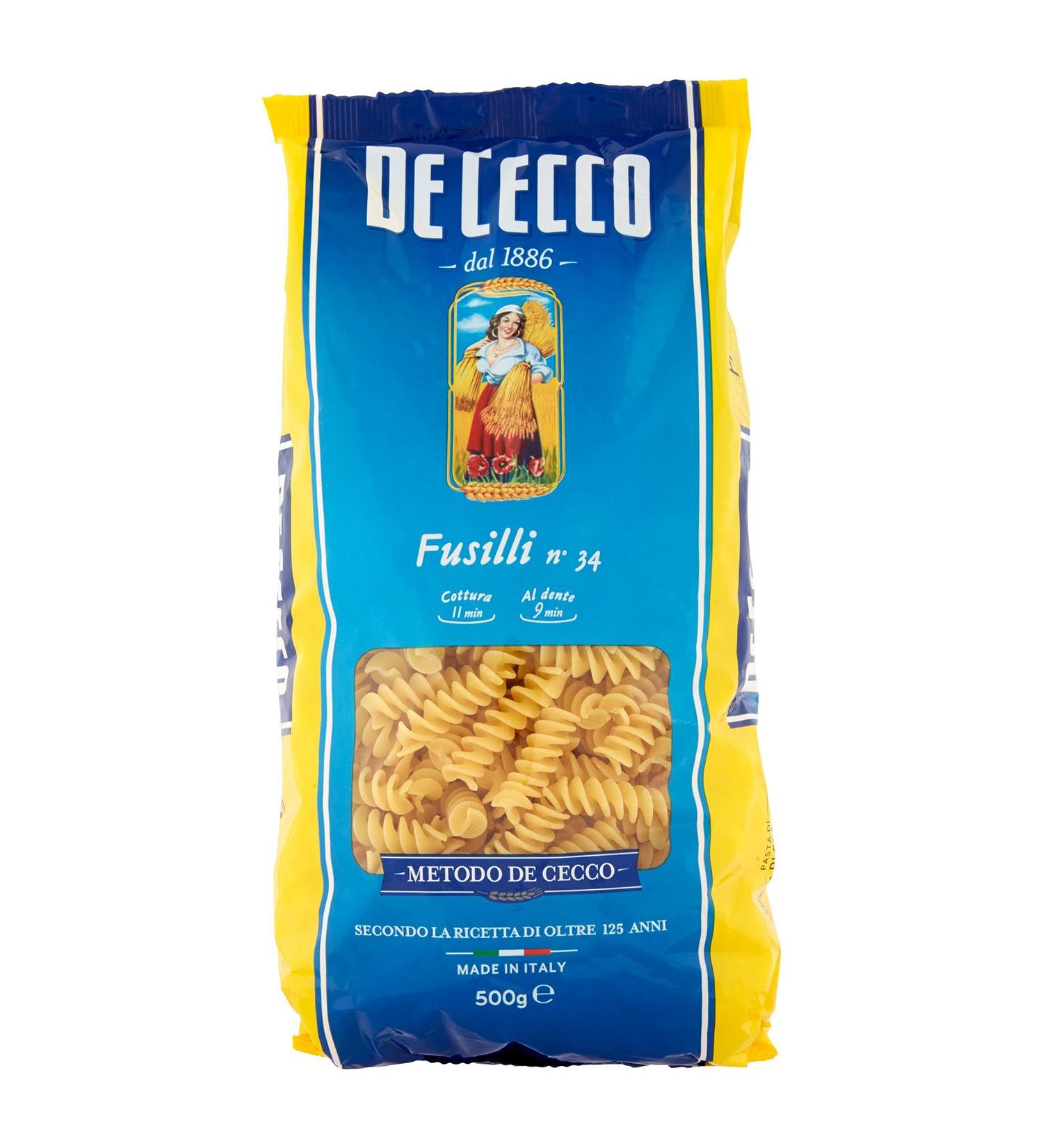  De Cecco De Cecco Fusilli 500g - Buy Online on GoSupps.com